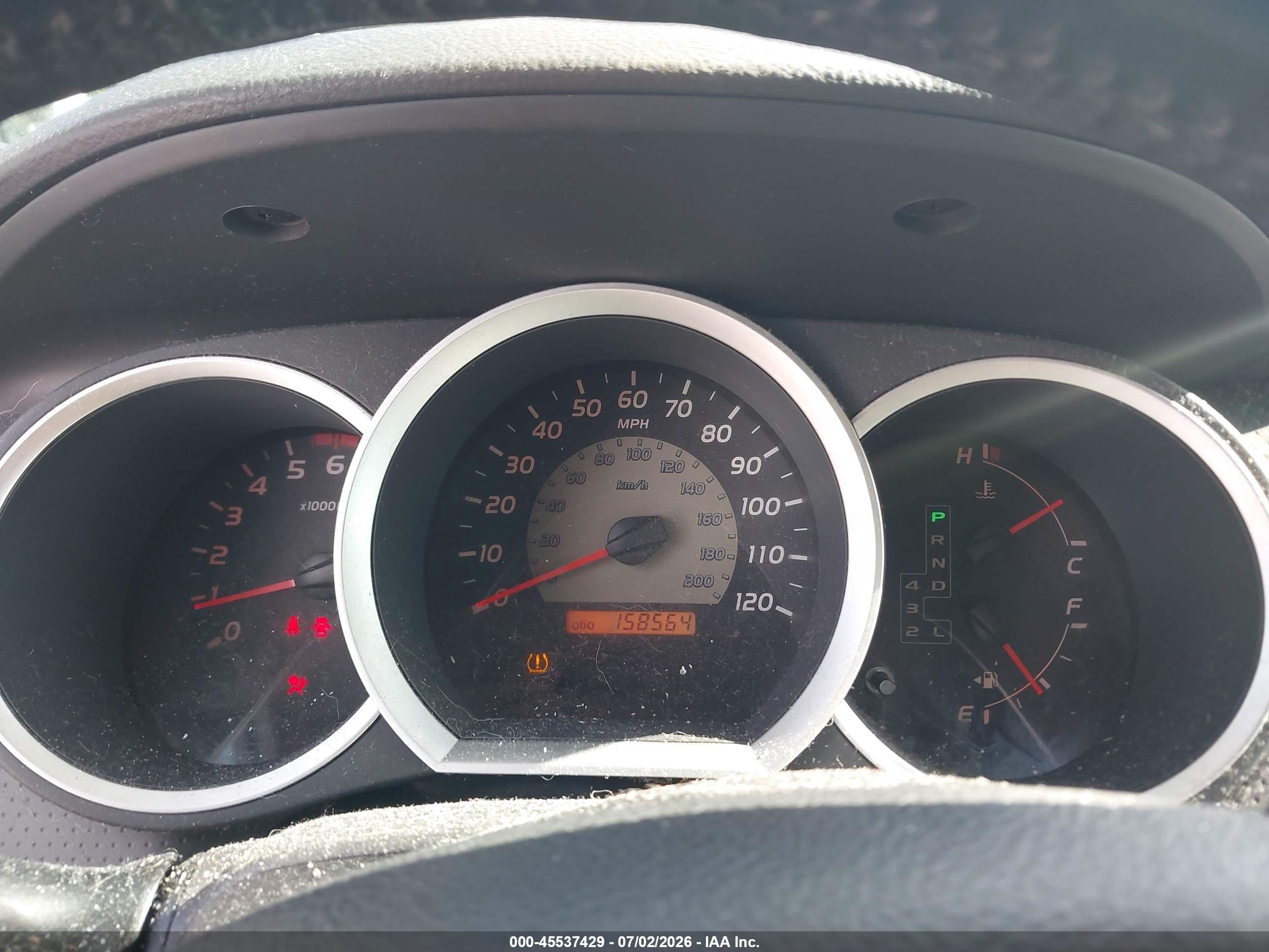 2009 Toyota Tacoma Prerunner V6 Silver vin: 3TMKU72N19M018712