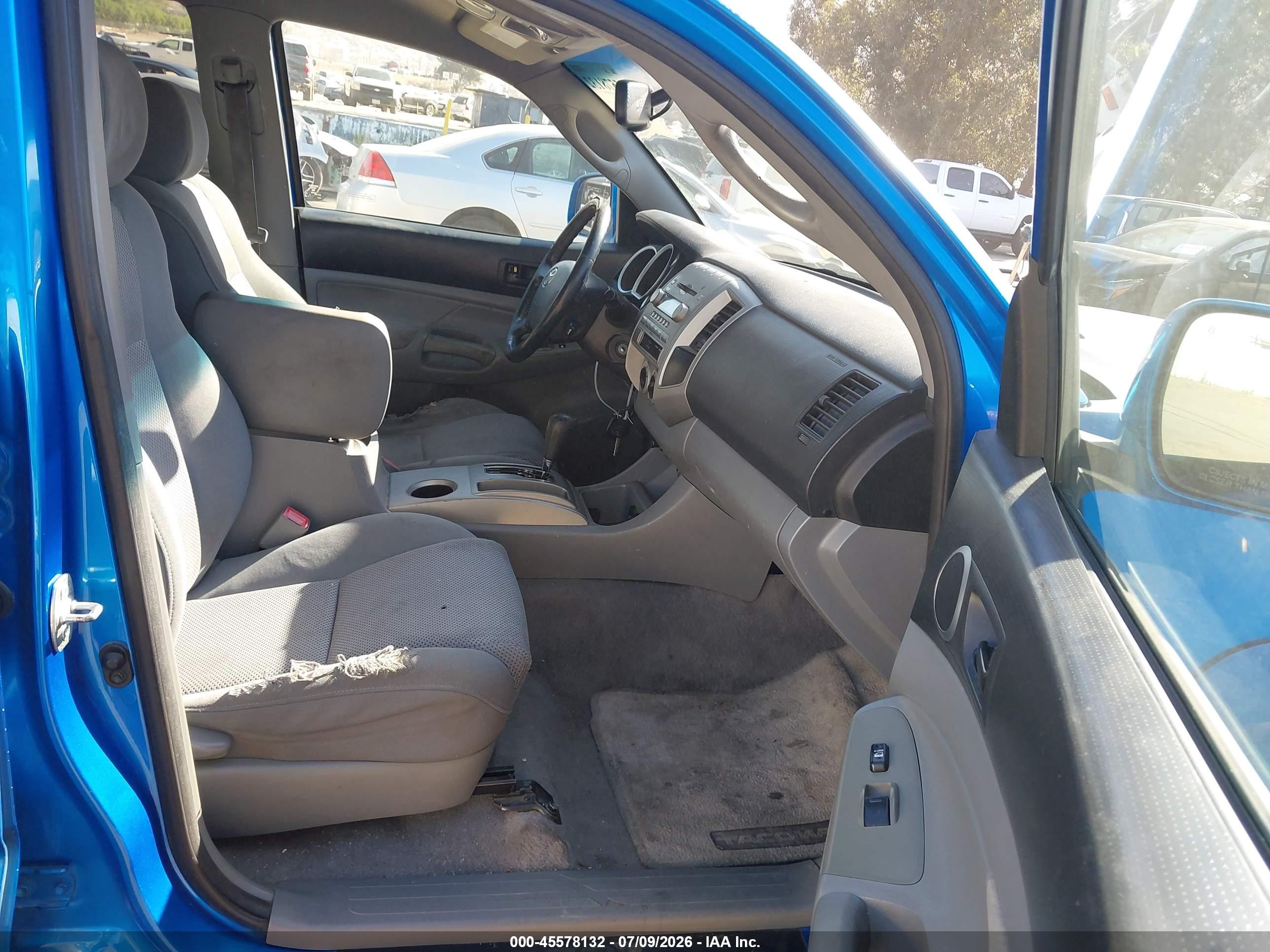 2007 Toyota Tacoma Prerunner V6 Синий vin: 3TMKU72N27M011393