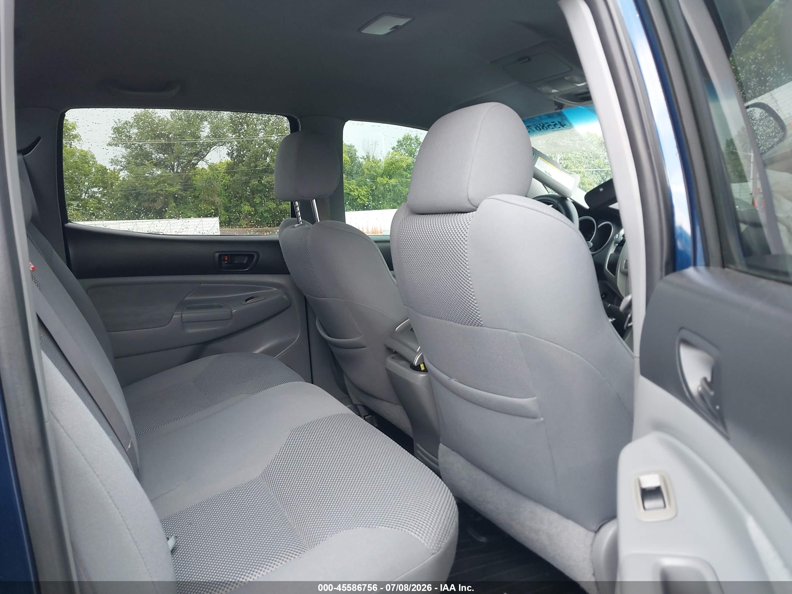 2007 Toyota Tacoma Prerunner V6 Blue vin: 3TMKU72N37M010589