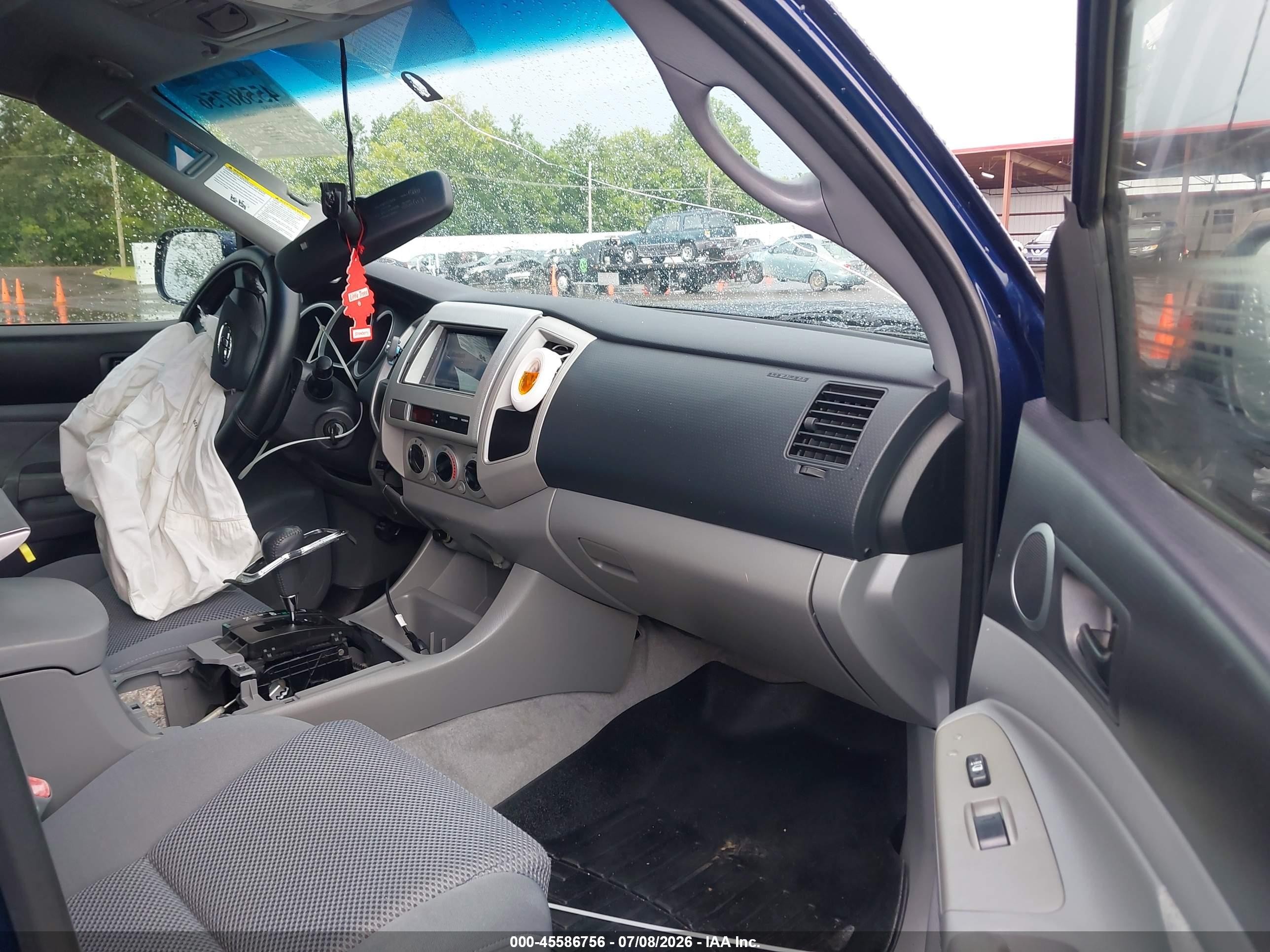 2007 Toyota Tacoma Prerunner V6 Blue vin: 3TMKU72N37M010589