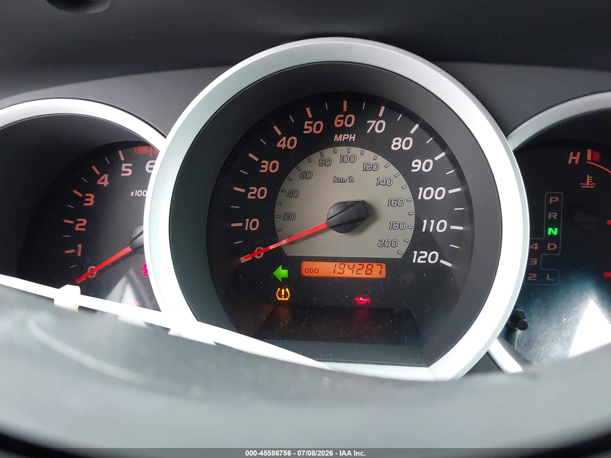 2007 Toyota Tacoma Prerunner V6 Blue vin: 3TMKU72N37M010589
