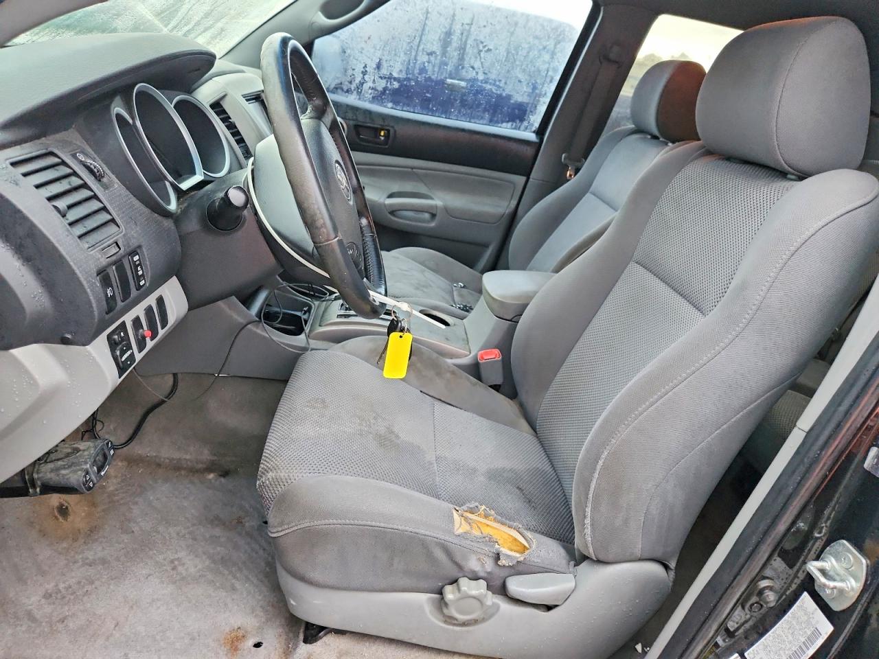 2008 Toyota Tacoma Double Cab Prerunner Long Bed Black vin: 3TMKU72N38M014692