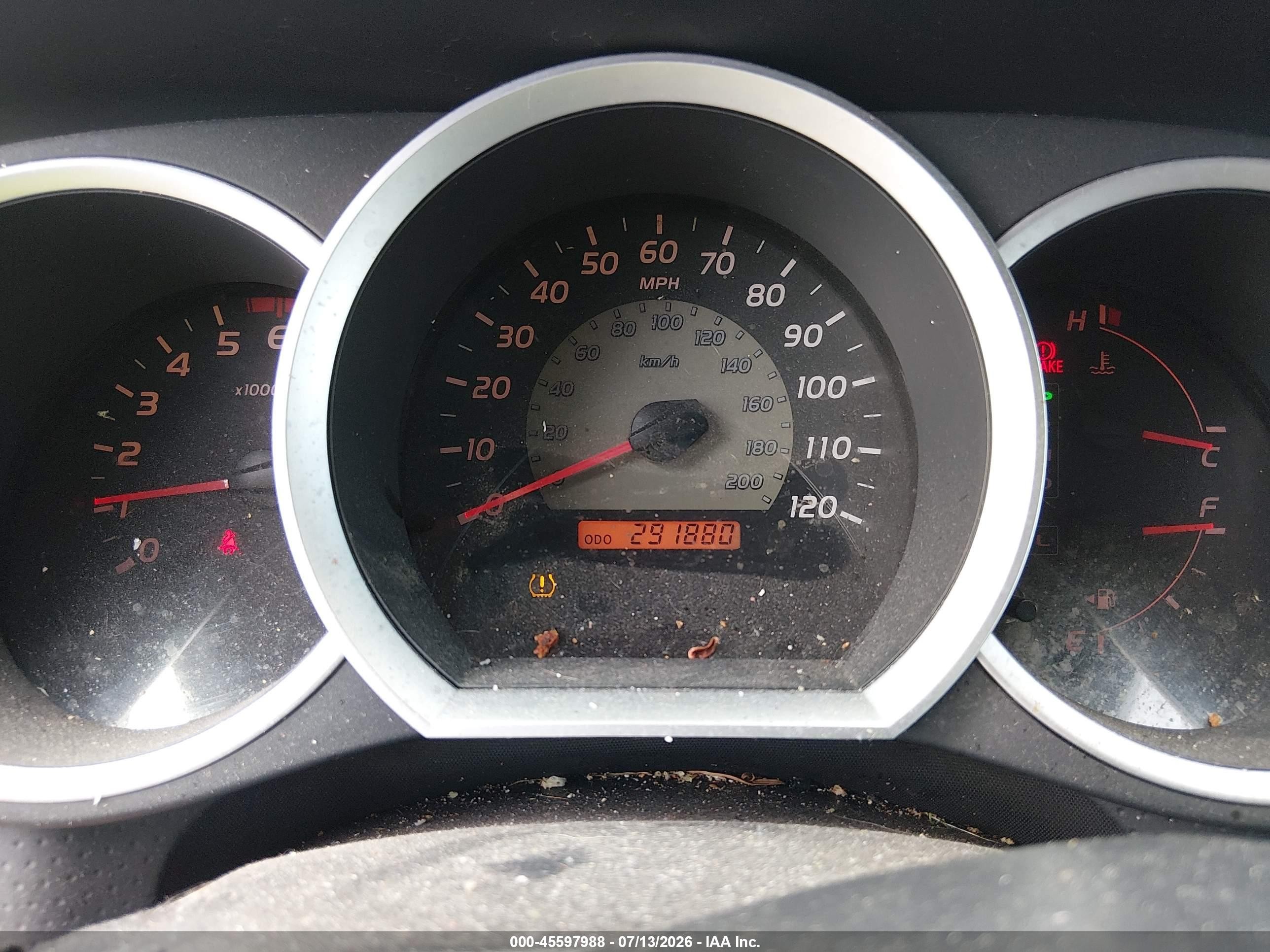 2008 Toyota Tacoma Prerunner V6 Silver vin: 3TMKU72N48M017018