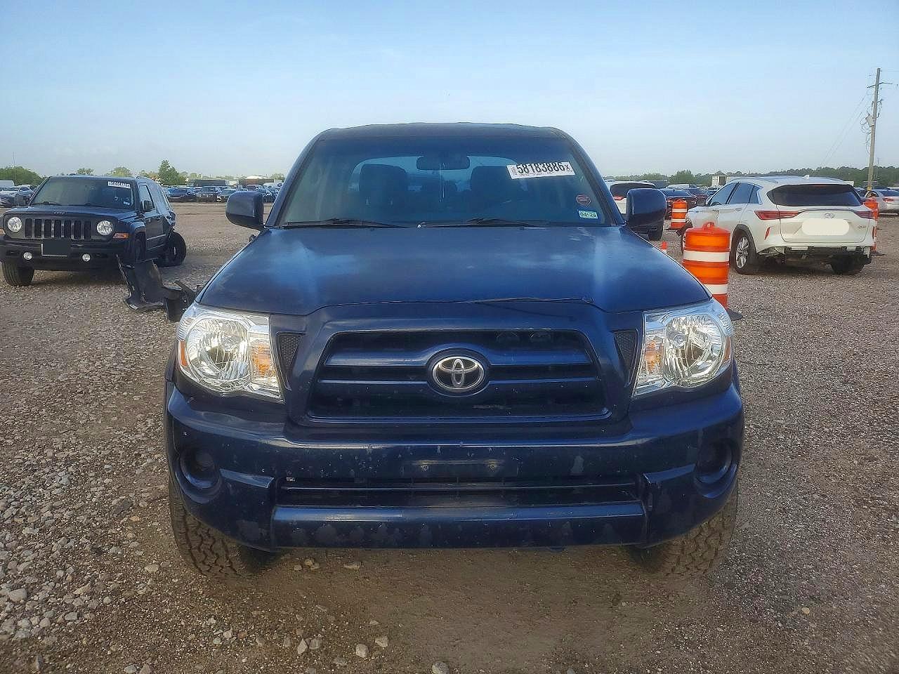 2008 Toyota Tacoma Double Cab Prerunner Long Bed Blue vin: 3TMKU72N48M017925