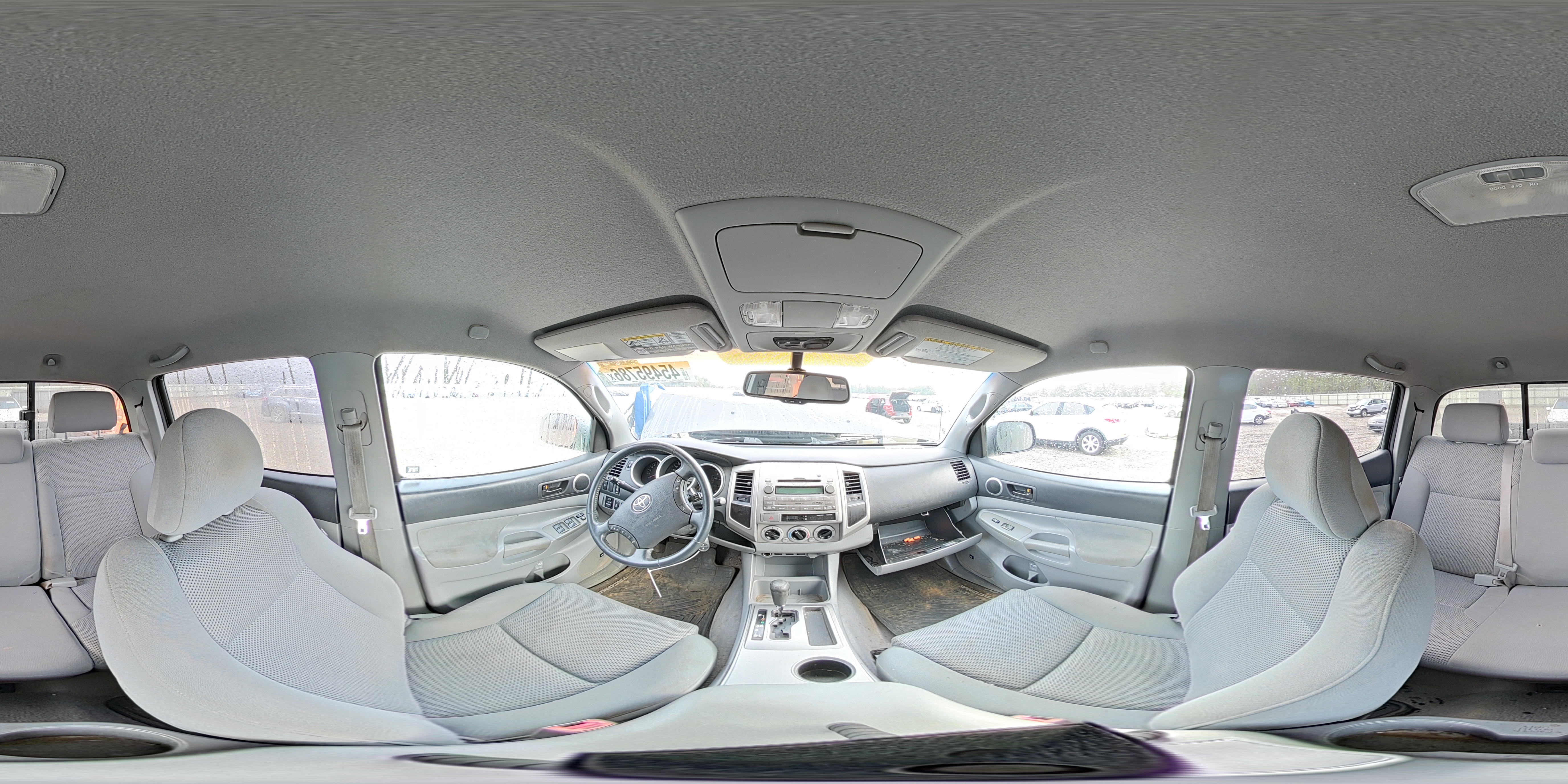 2009 Toyota Tacoma Prerunner V6 Угольный vin: 3TMKU72N49M019935