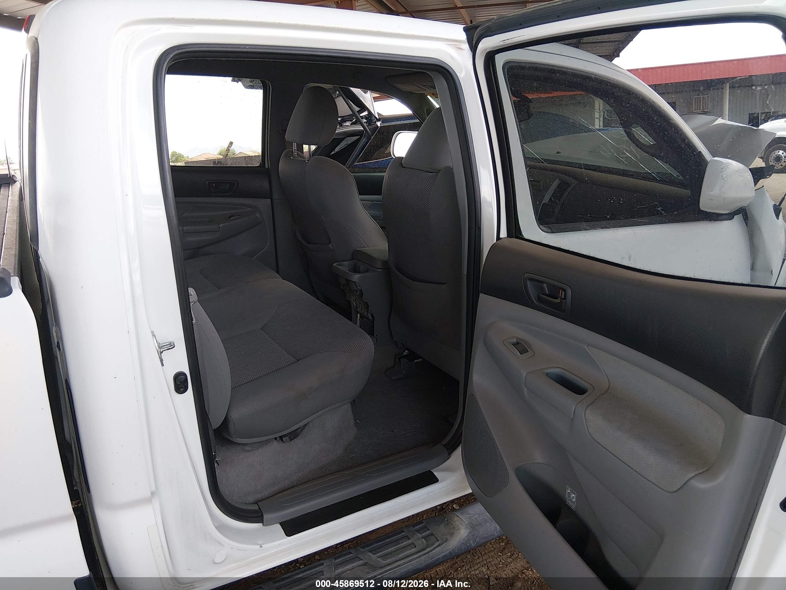 2009 Toyota Tacoma Prerunner V6 Белый vin: 3TMKU72N49M021216