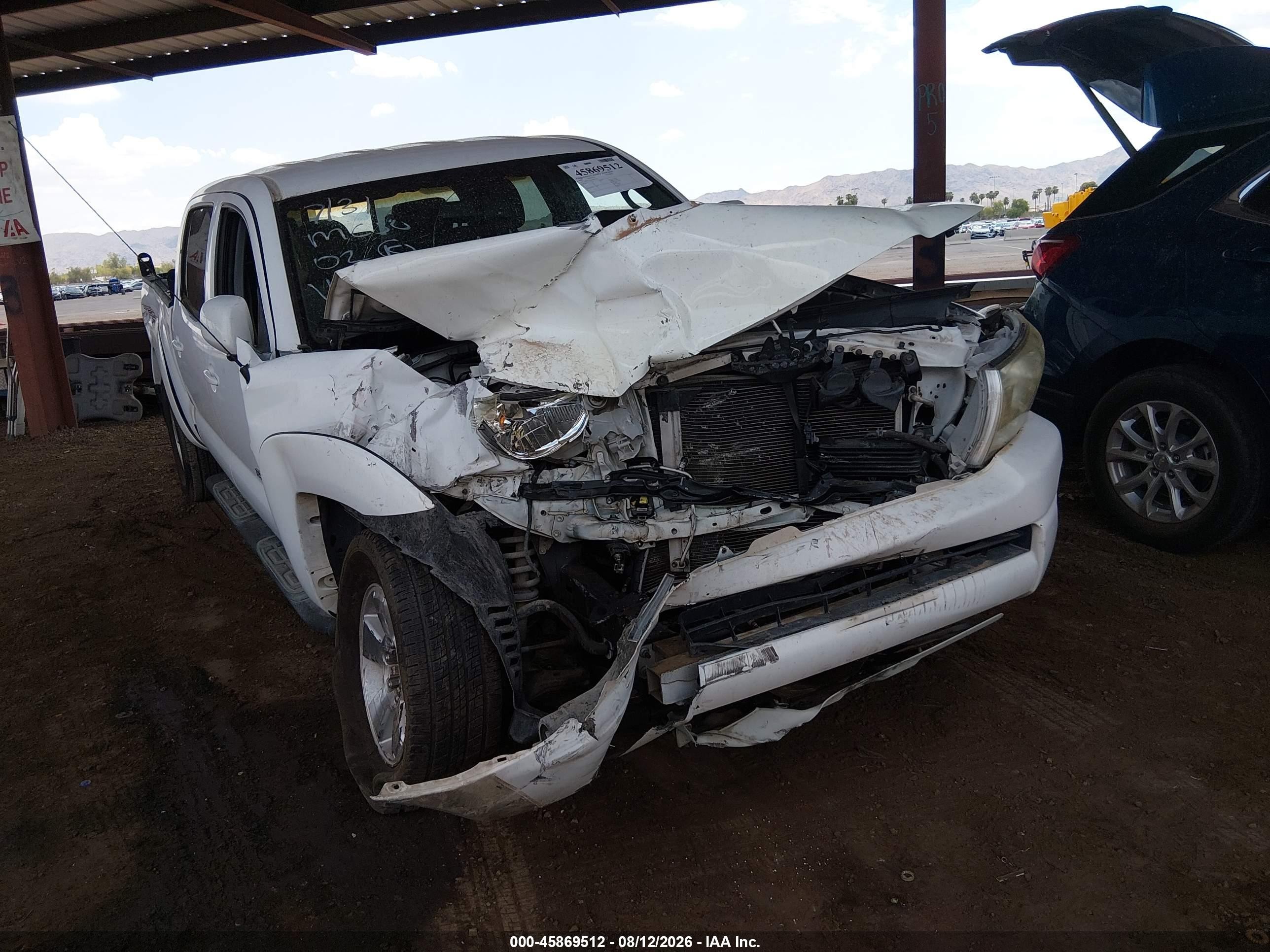 2009 Toyota Tacoma Prerunner V6 Белый vin: 3TMKU72N49M021216