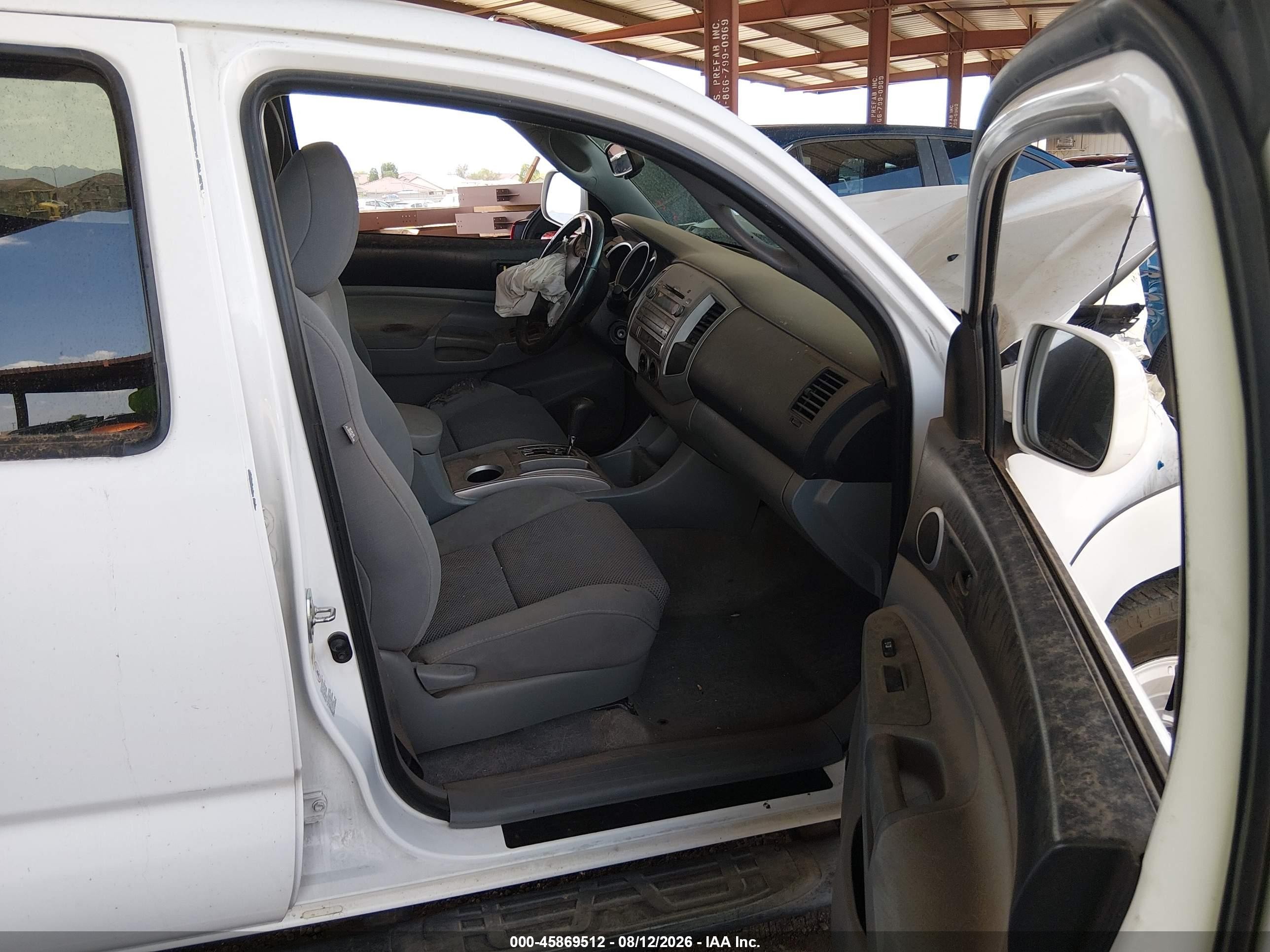 2009 Toyota Tacoma Prerunner V6 Белый vin: 3TMKU72N49M021216