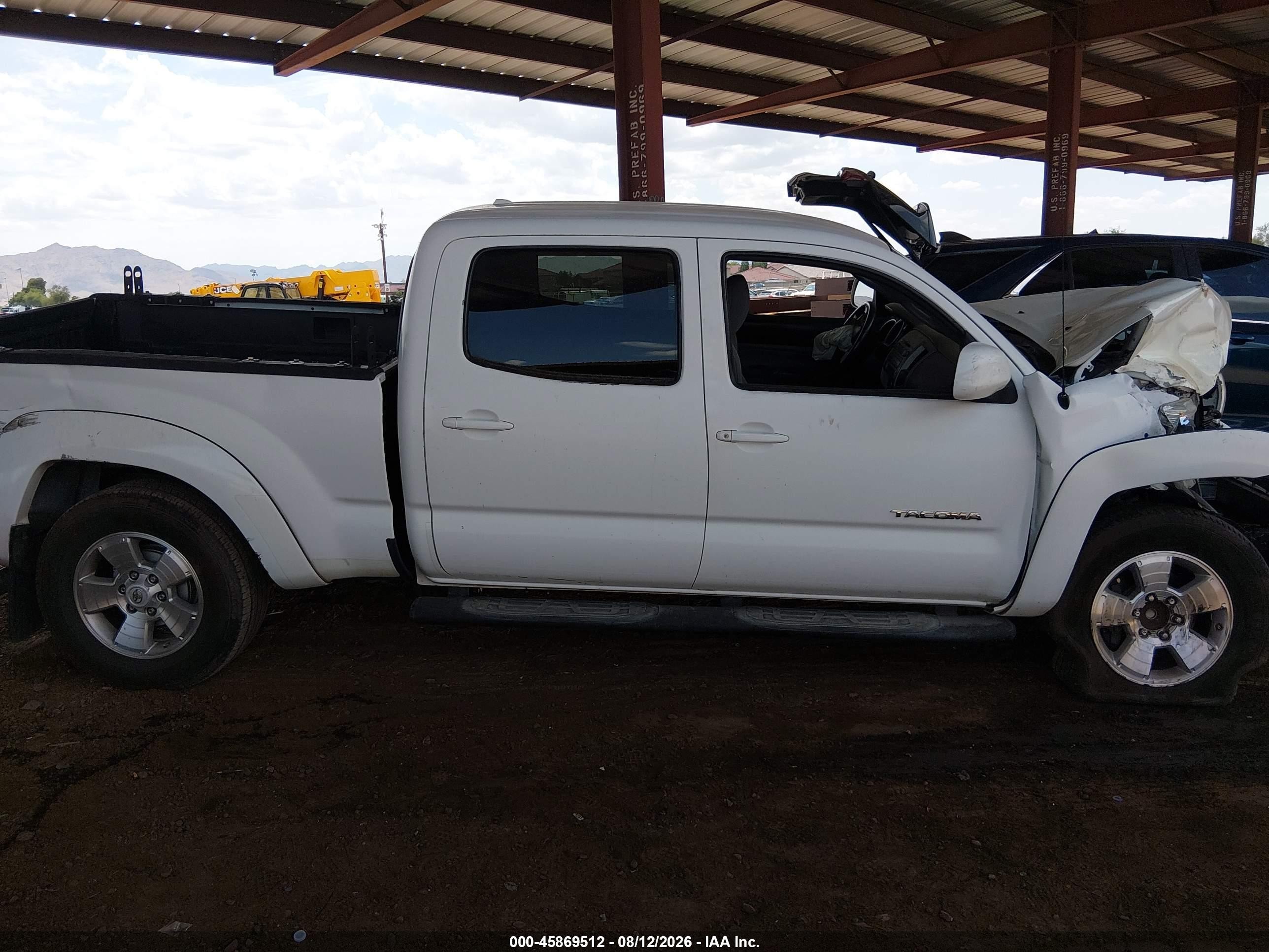 2009 Toyota Tacoma Prerunner V6 Белый vin: 3TMKU72N49M021216