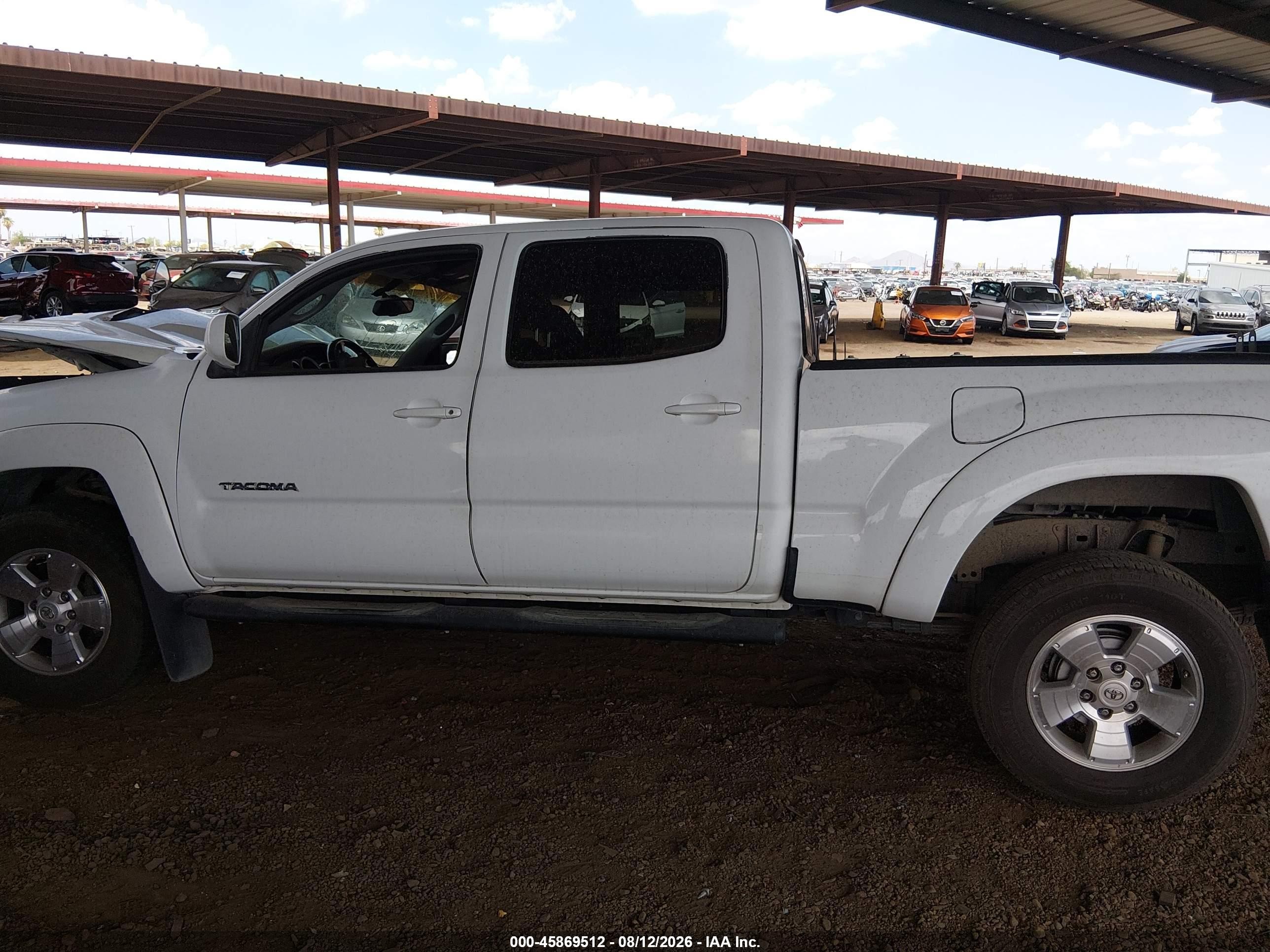 2009 Toyota Tacoma Prerunner V6 Белый vin: 3TMKU72N49M021216