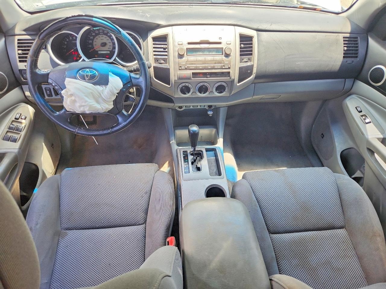 2009 Toyota Tacoma Double Cab Prerunner Long Bed Silver vin: 3TMKU72N59M018096