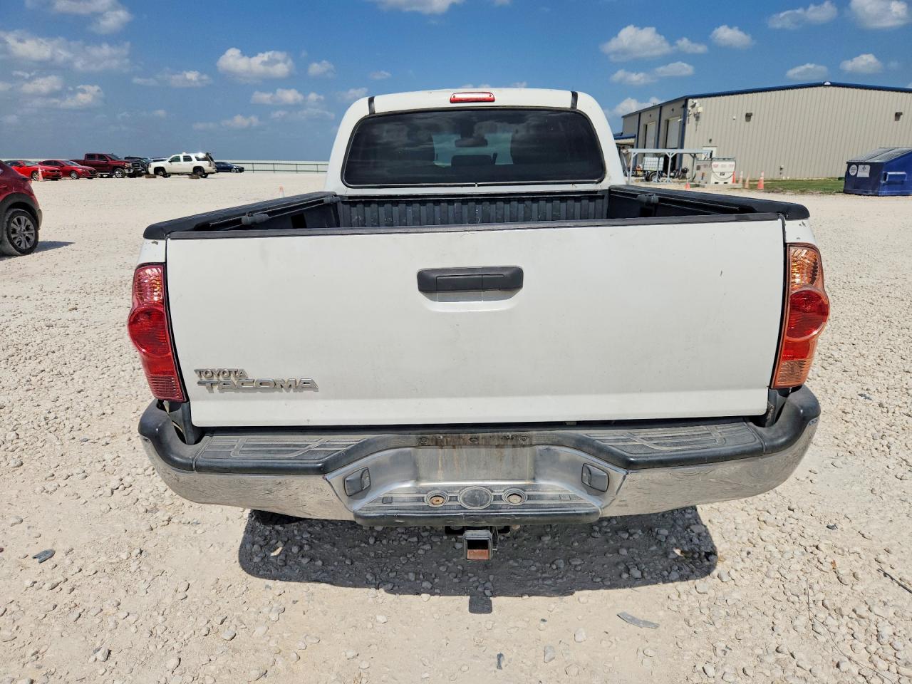 2006 Toyota Tacoma Double Cab Prerunner Long Bed White vin: 3TMKU72N66M005725