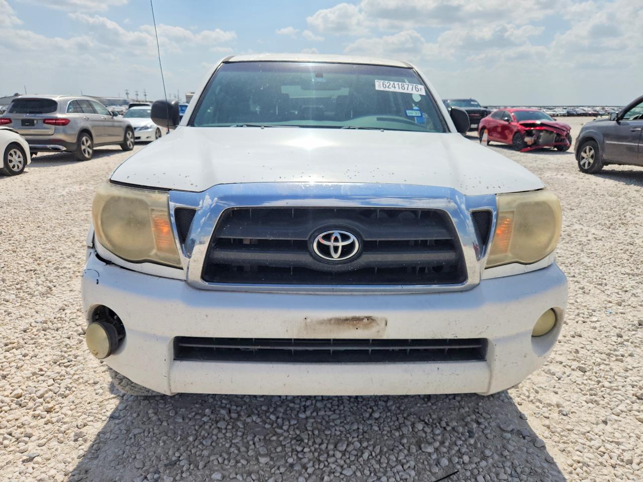 2006 Toyota Tacoma Double Cab Prerunner Long Bed White vin: 3TMKU72N66M005725