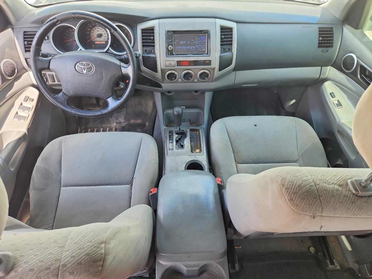 2006 Toyota Tacoma Double Cab Prerunner Long Bed White vin: 3TMKU72N66M005725