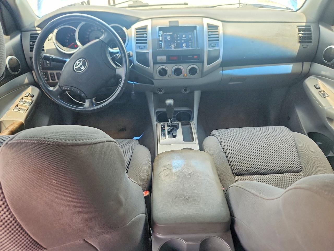 2007 Toyota Tacoma Double Cab Prerunner Long Bed Blue vin: 3TMKU72N67M010893