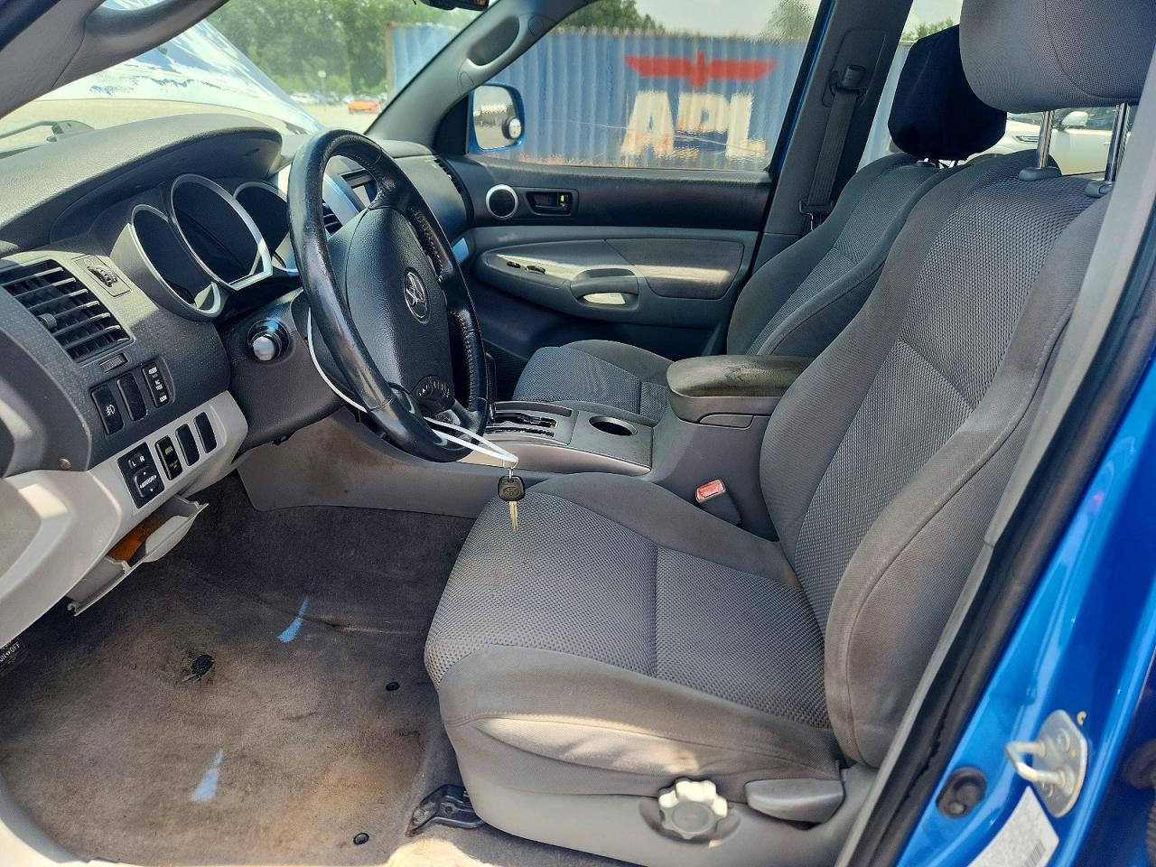 2007 Toyota Tacoma Double Cab Prerunner Long Bed Blue vin: 3TMKU72N67M010893