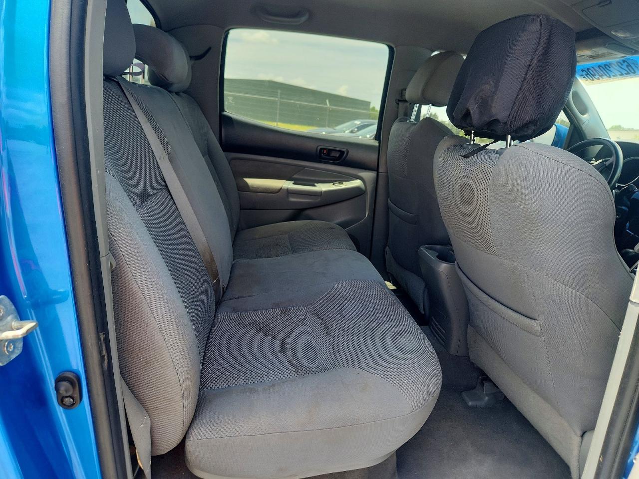 2007 Toyota Tacoma Double Cab Prerunner Long Bed Blue vin: 3TMKU72N67M010893