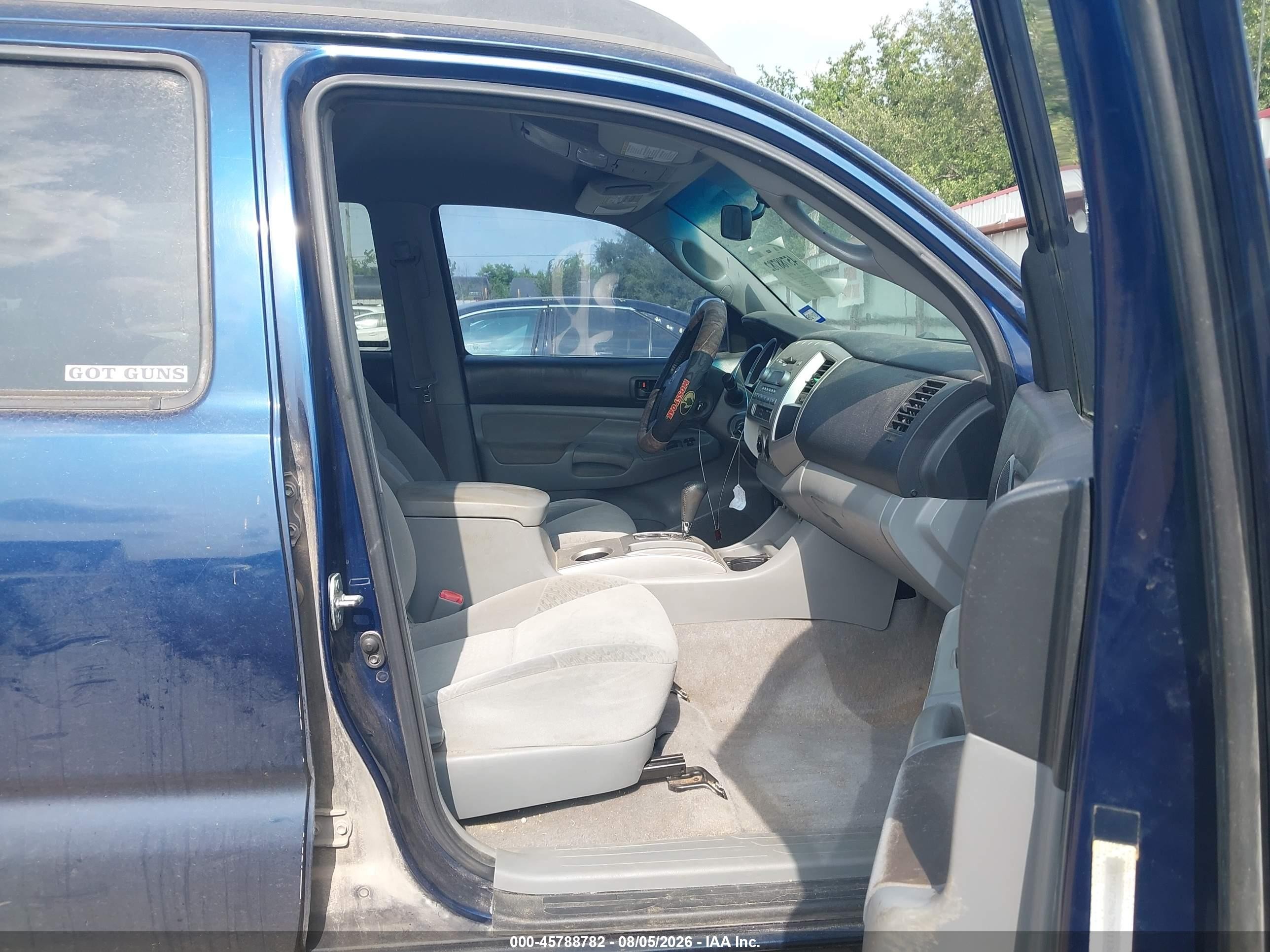 2007 Toyota Tacoma Prerunner V6 Blue vin: 3TMKU72N67M011302