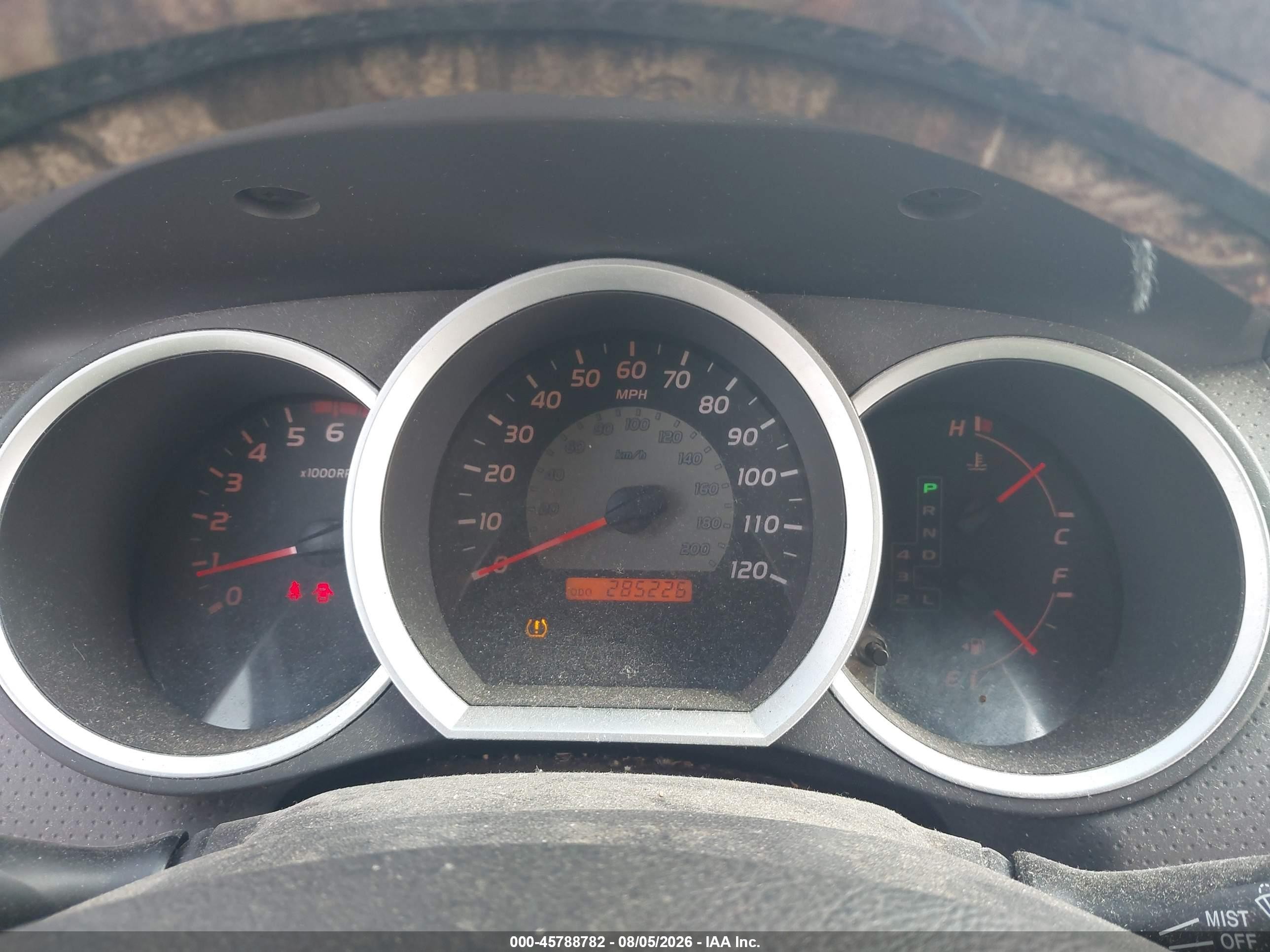 2007 Toyota Tacoma Prerunner V6 Blue vin: 3TMKU72N67M011302