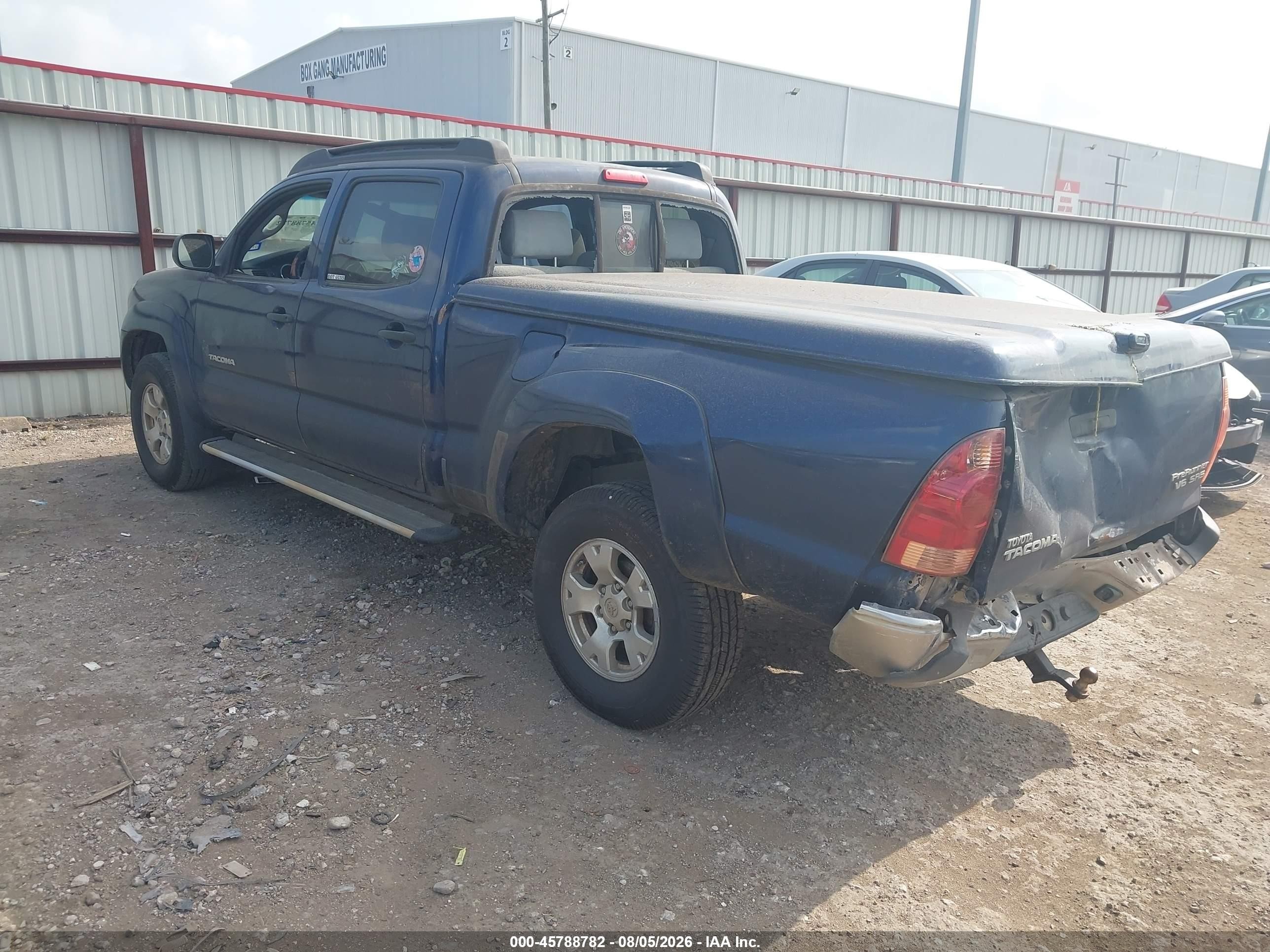 2007 Toyota Tacoma Prerunner V6 Blue vin: 3TMKU72N67M011302