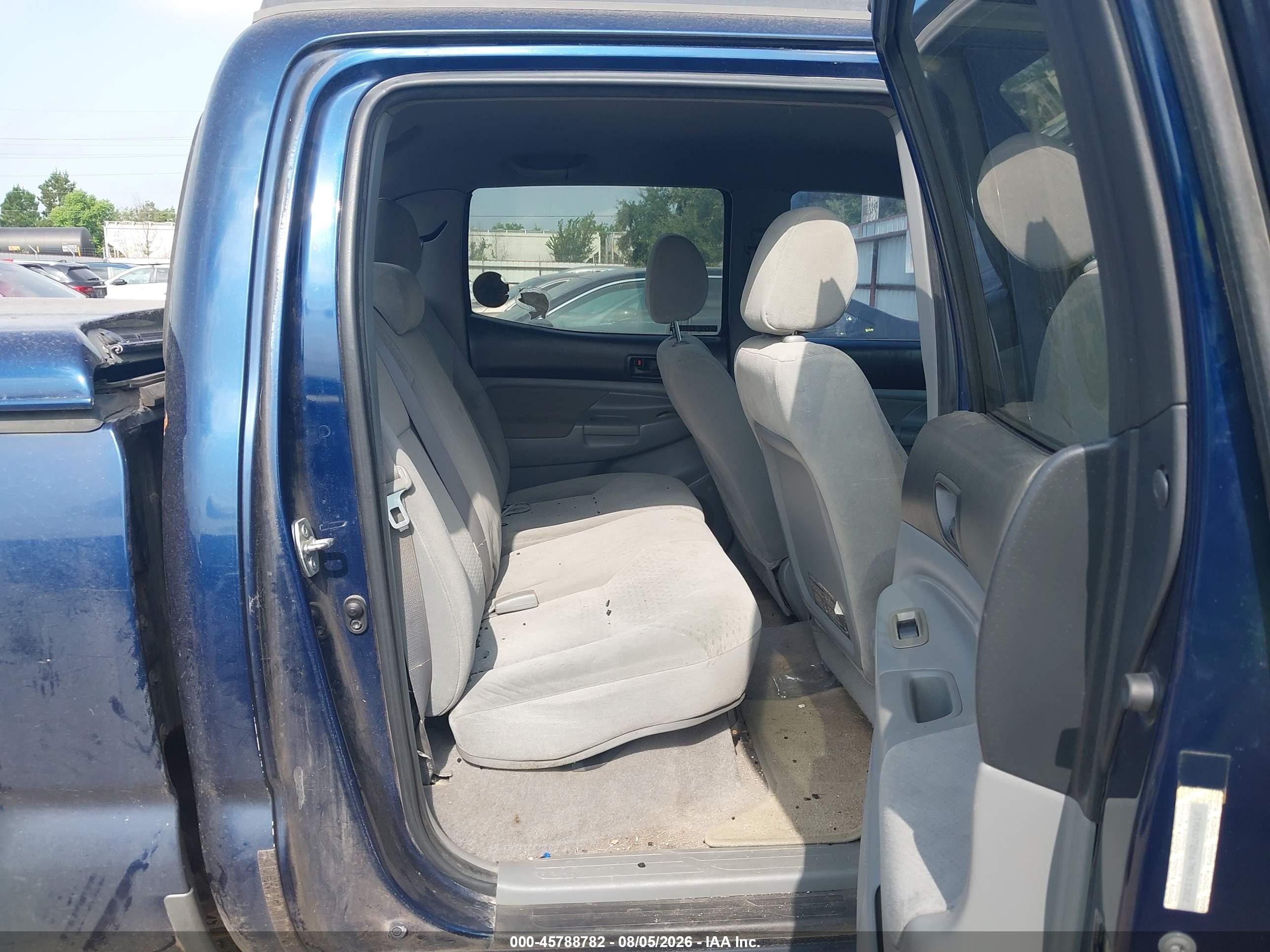 2007 Toyota Tacoma Prerunner V6 Blue vin: 3TMKU72N67M011302