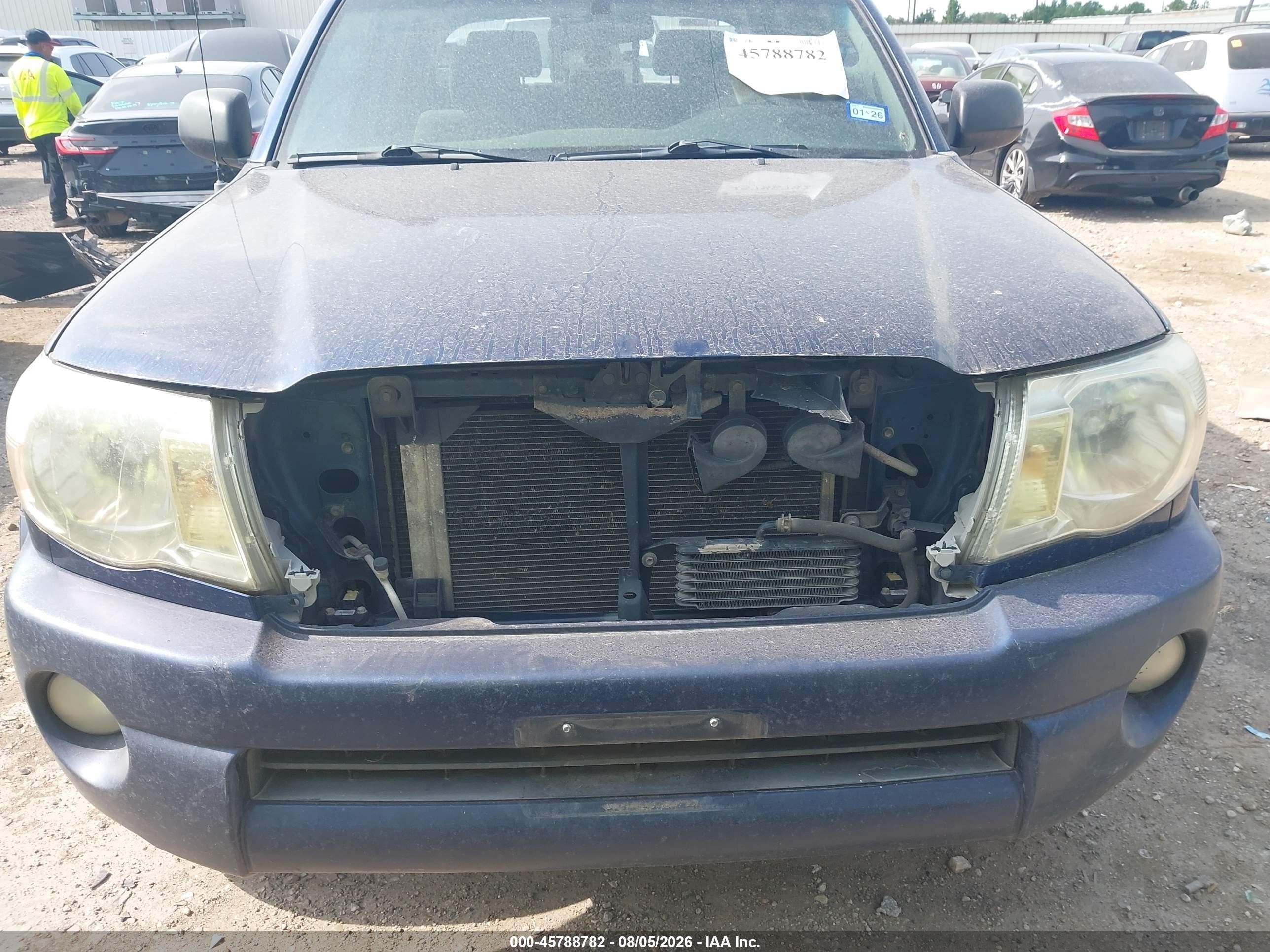 2007 Toyota Tacoma Prerunner V6 Blue vin: 3TMKU72N67M011302