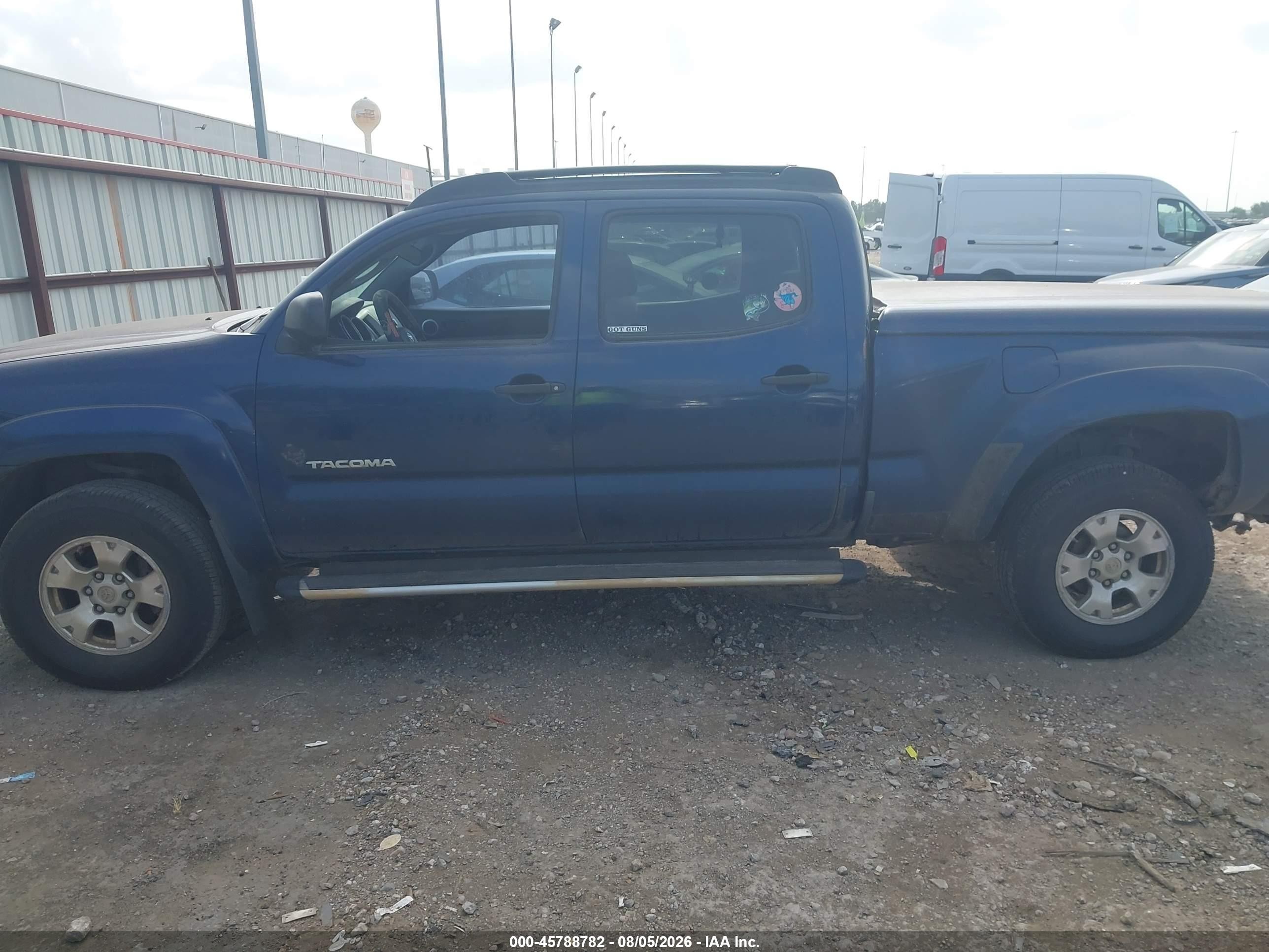 2007 Toyota Tacoma Prerunner V6 Blue vin: 3TMKU72N67M011302