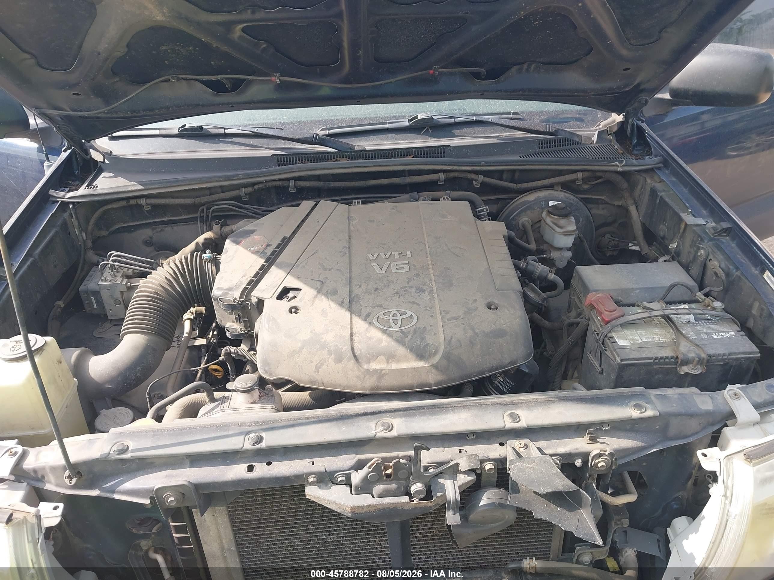 2007 Toyota Tacoma Prerunner V6 Blue vin: 3TMKU72N67M011302