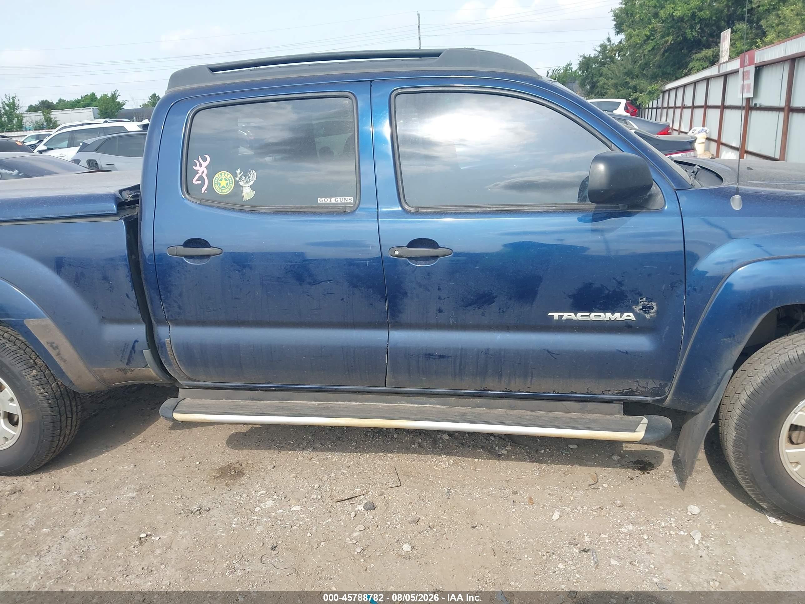 2007 Toyota Tacoma Prerunner V6 Blue vin: 3TMKU72N67M011302
