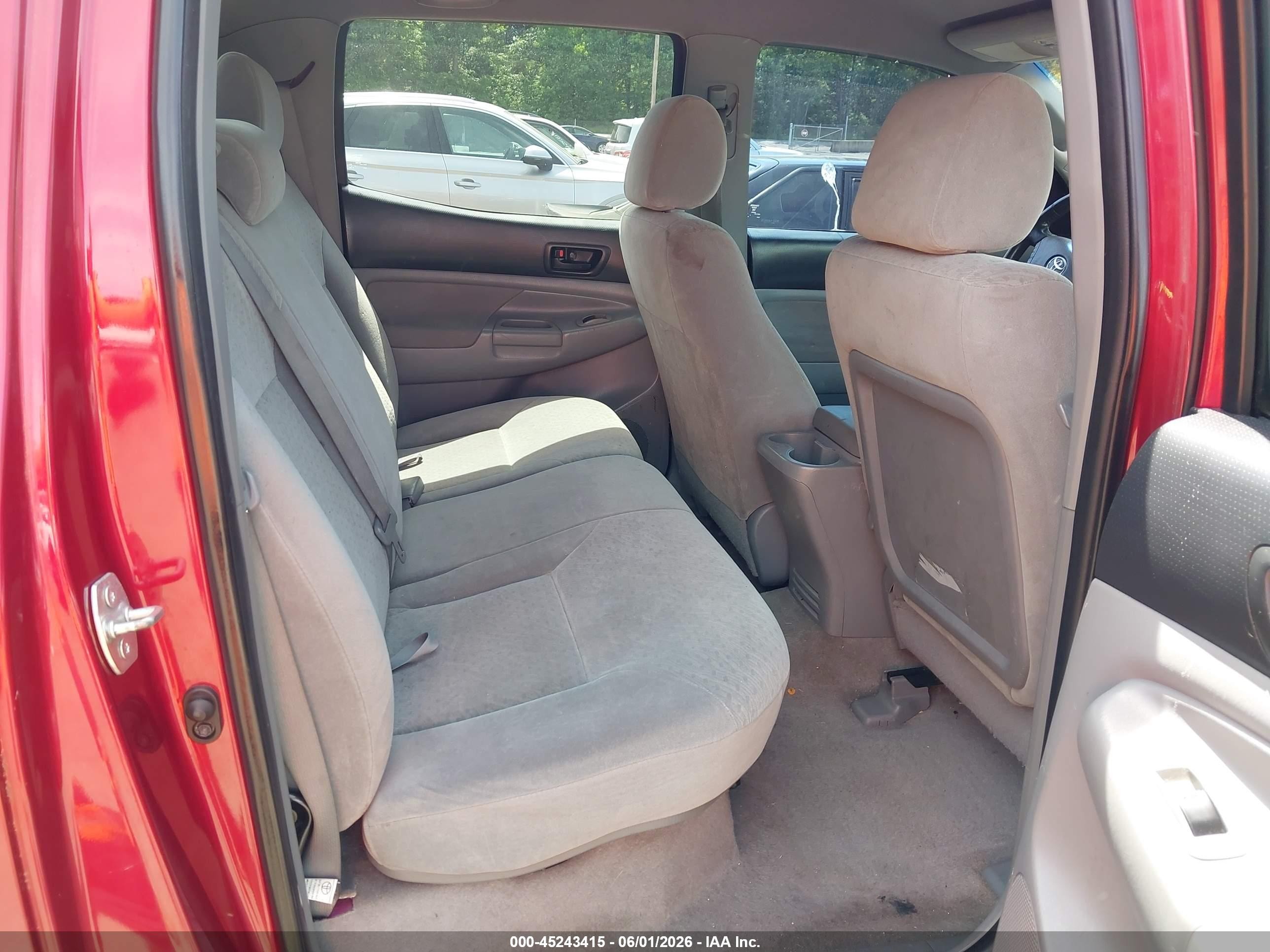 2008 Toyota Tacoma Prerunner V6 Красный vin: 3TMKU72N68M014511