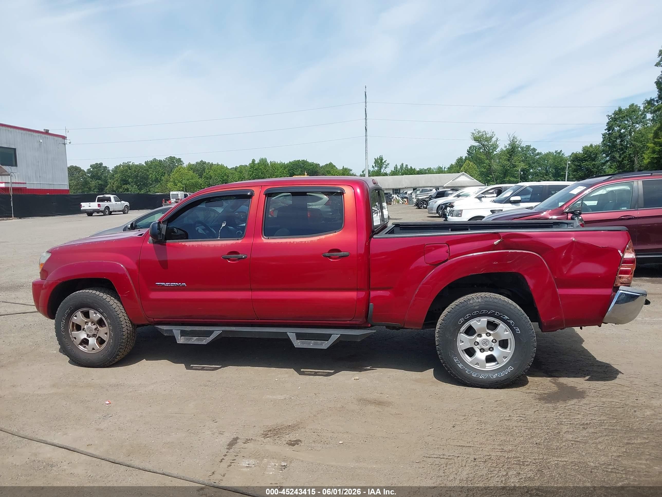 2008 Toyota Tacoma Prerunner V6 Красный vin: 3TMKU72N68M014511