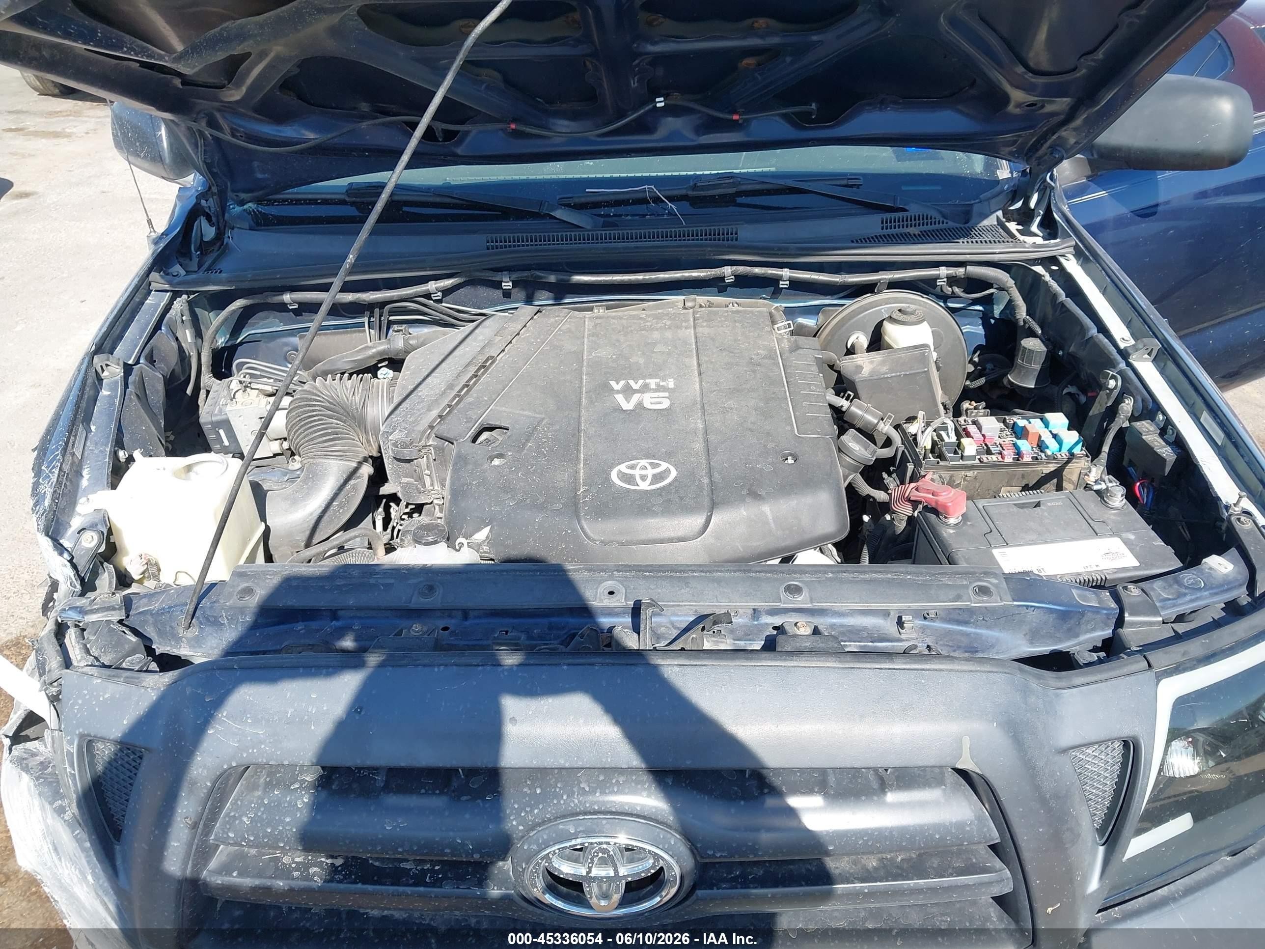 2008 Toyota Tacoma Prerunner V6 Blue vin: 3TMKU72N68M017263