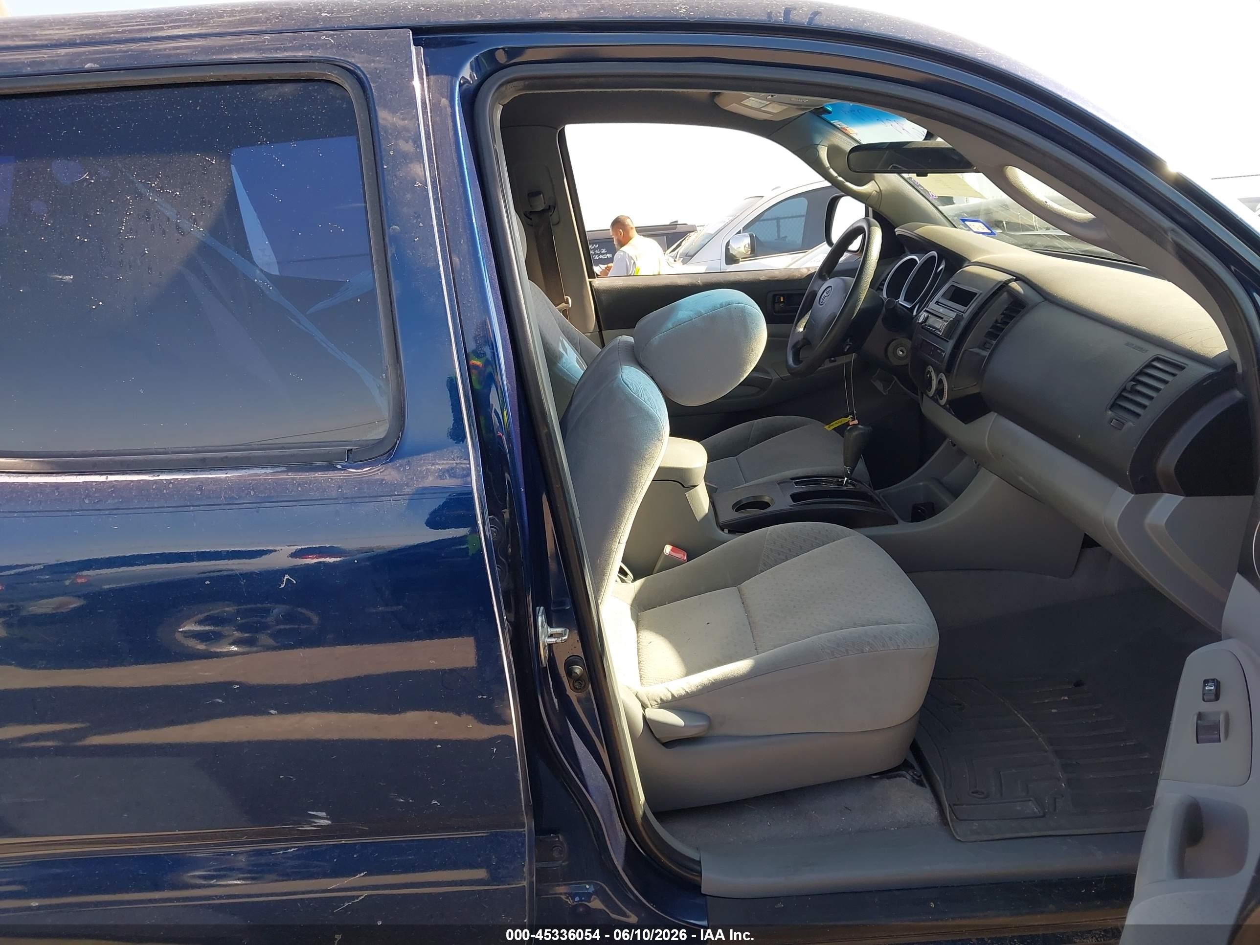 2008 Toyota Tacoma Prerunner V6 Blue vin: 3TMKU72N68M017263