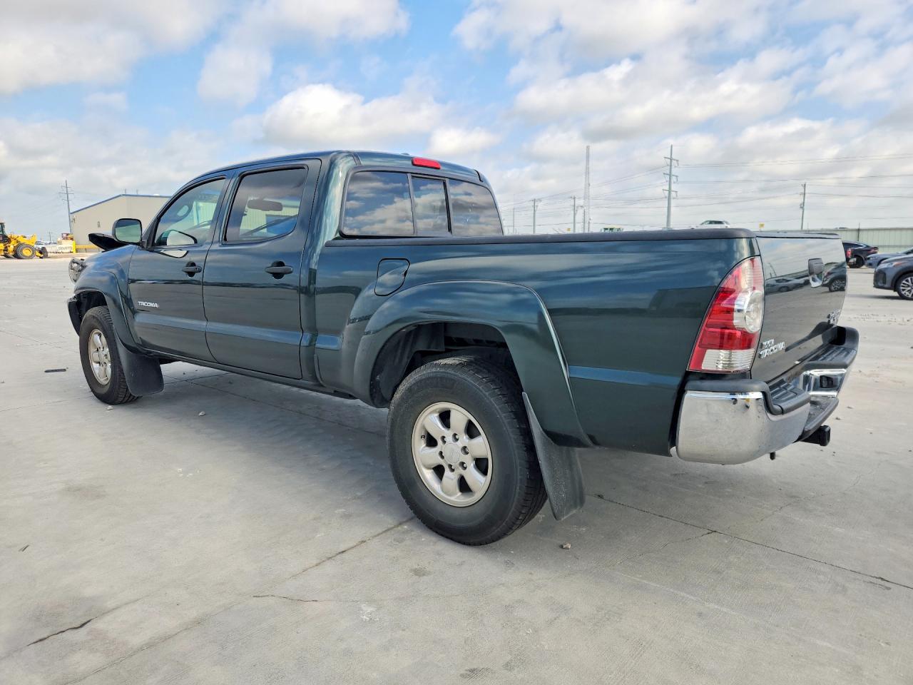 2009 Toyota Tacoma Double Cab Prerunner Long Bed Green vin: 3TMKU72N69M020357