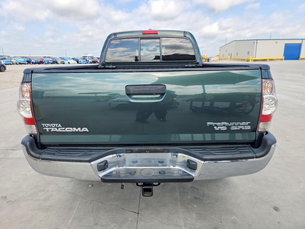 2009 Toyota Tacoma Double Cab Prerunner Long Bed Green vin: 3TMKU72N69M020357