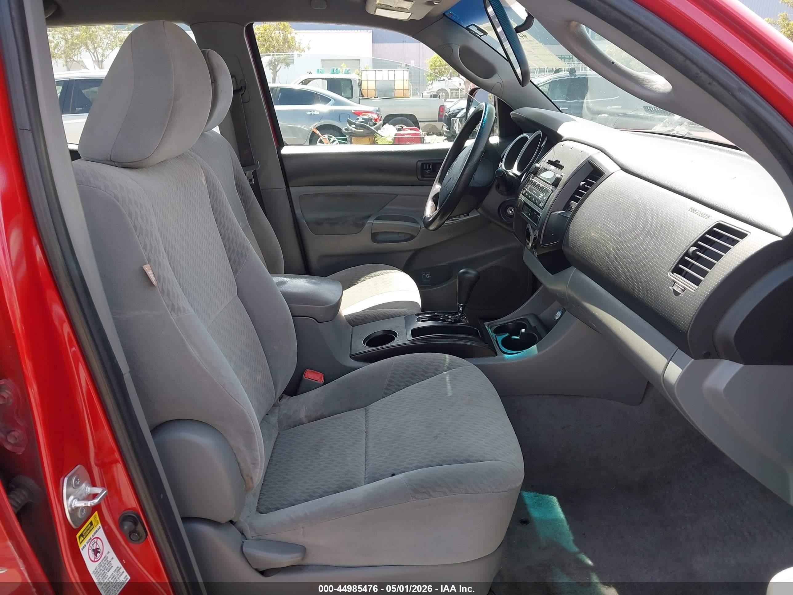 2009 Toyota Tacoma Prerunner V6 Red vin: 3TMKU72N69M020746