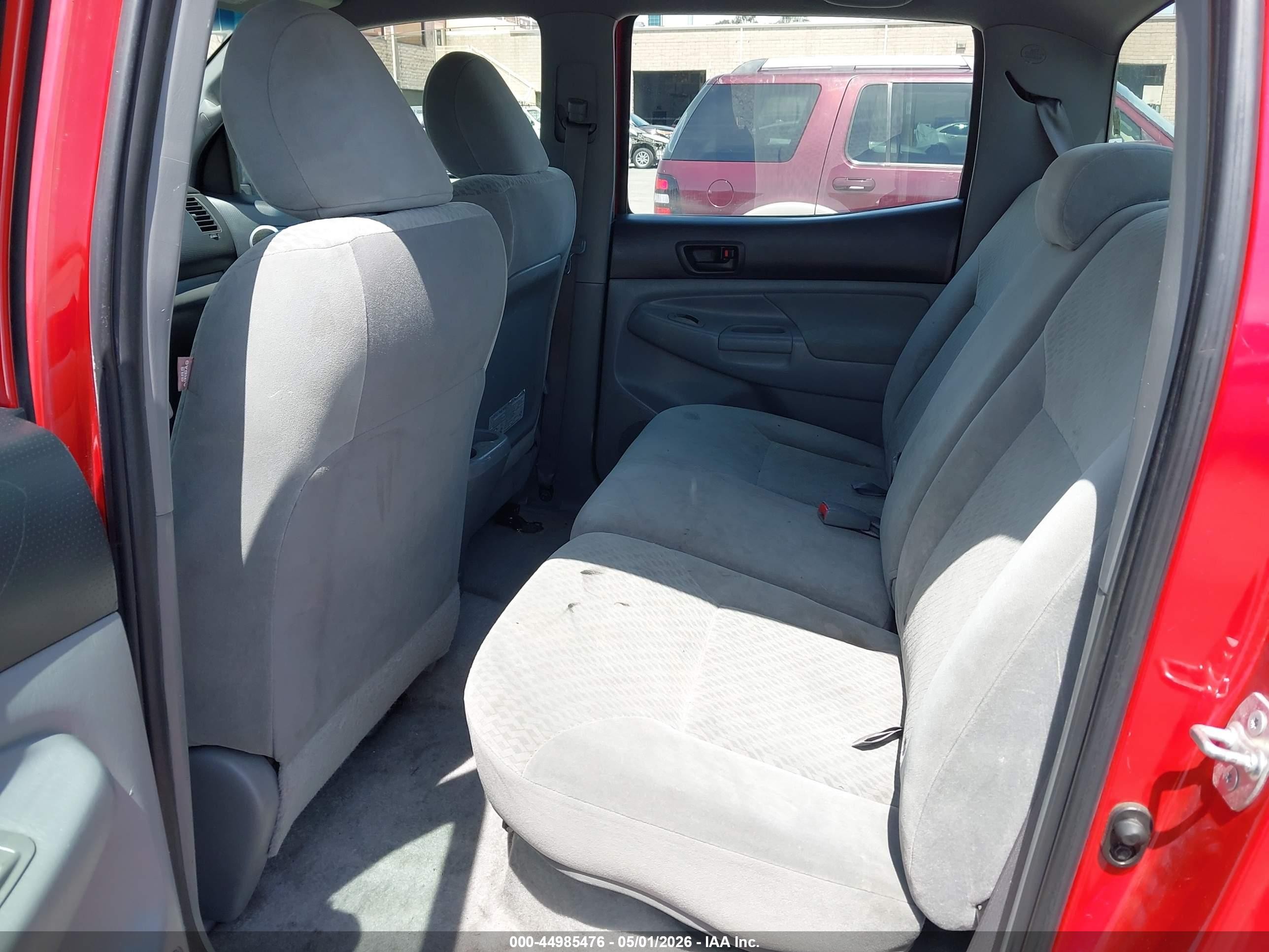2009 Toyota Tacoma Prerunner V6 Red vin: 3TMKU72N69M020746