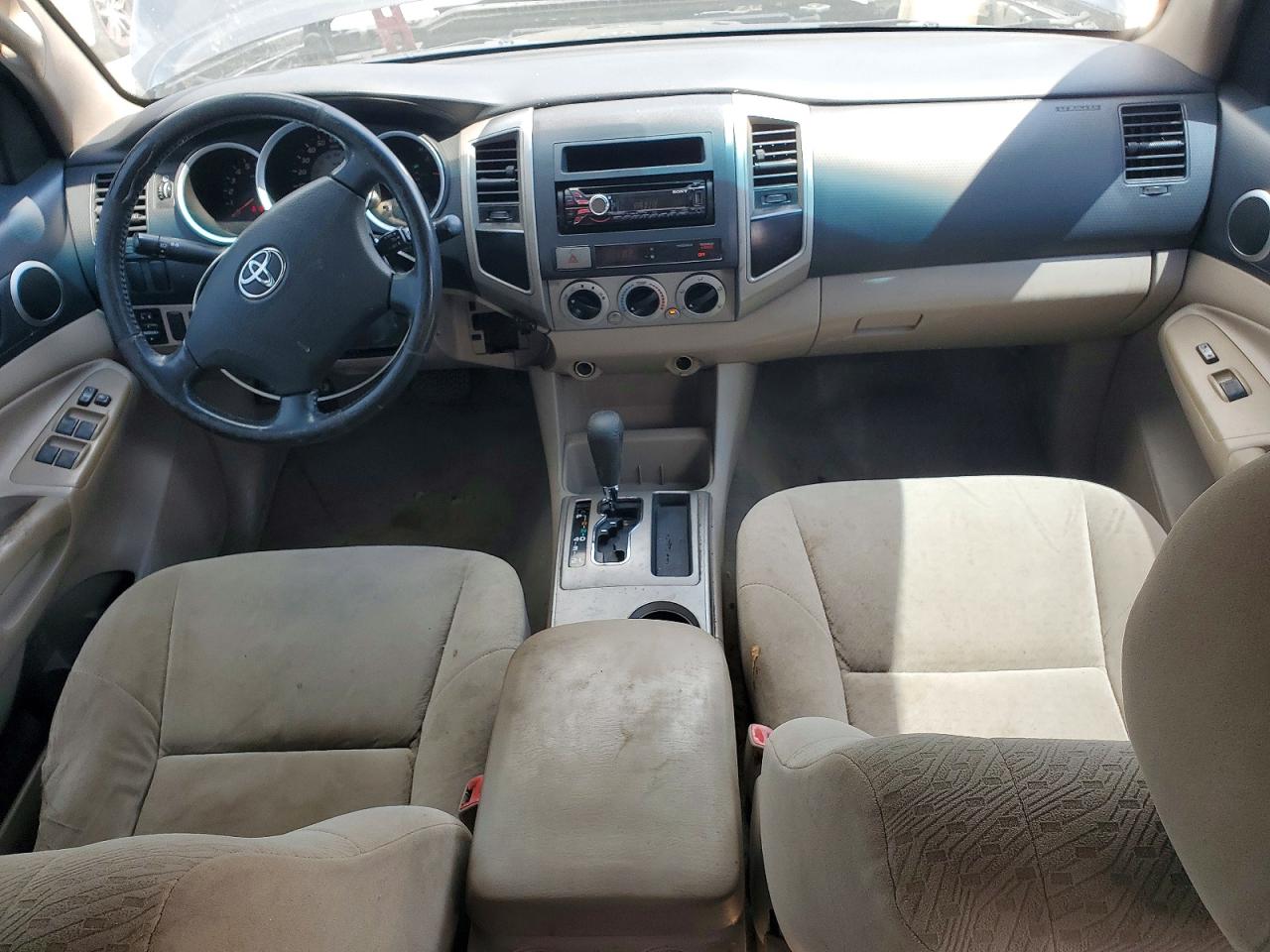 2005 Toyota Tacoma Double Cab Prerunner Long Bed Black vin: 3TMKU72N75M002282