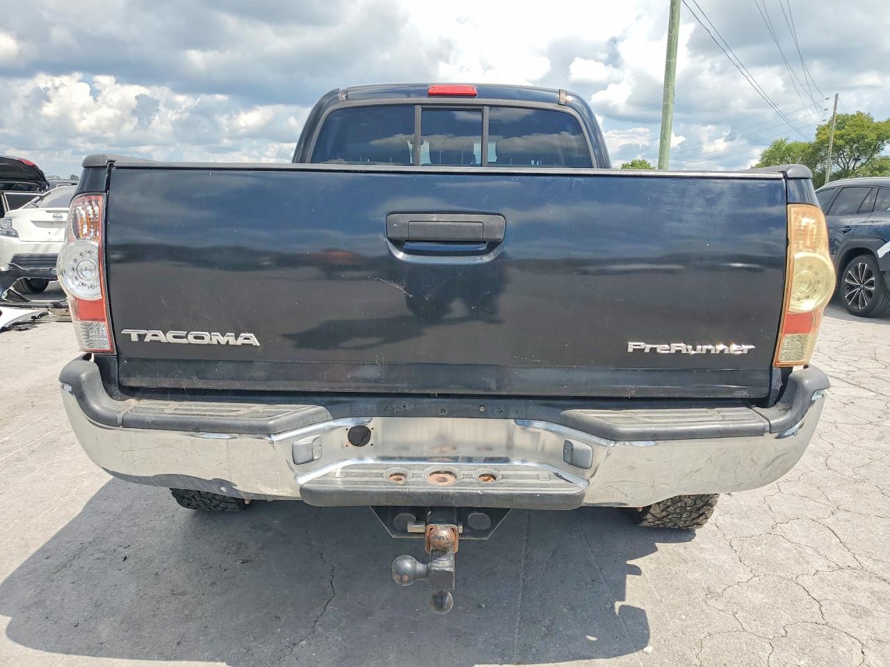 2005 Toyota Tacoma Double Cab Prerunner Long Bed Black vin: 3TMKU72N75M002282