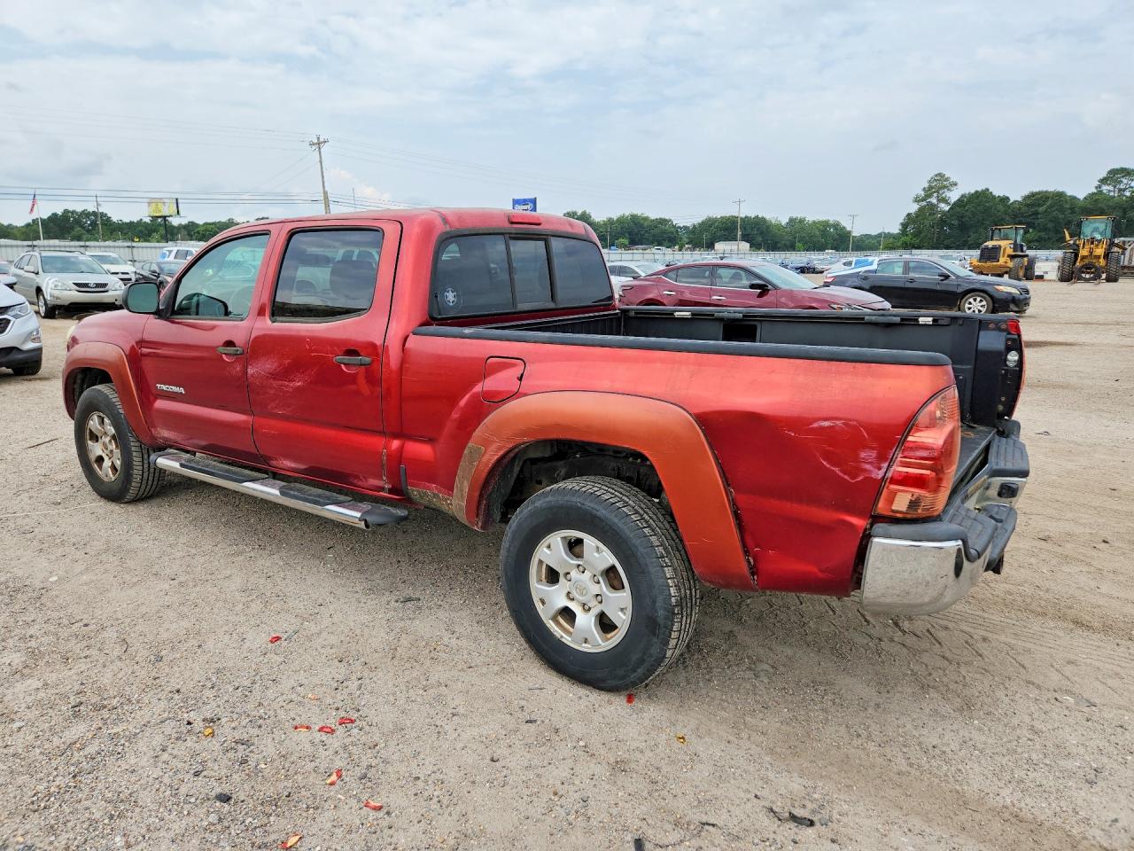 2008 Toyota Tacoma Double Cab Prerunner Long Bed Red vin: 3TMKU72N98M014521