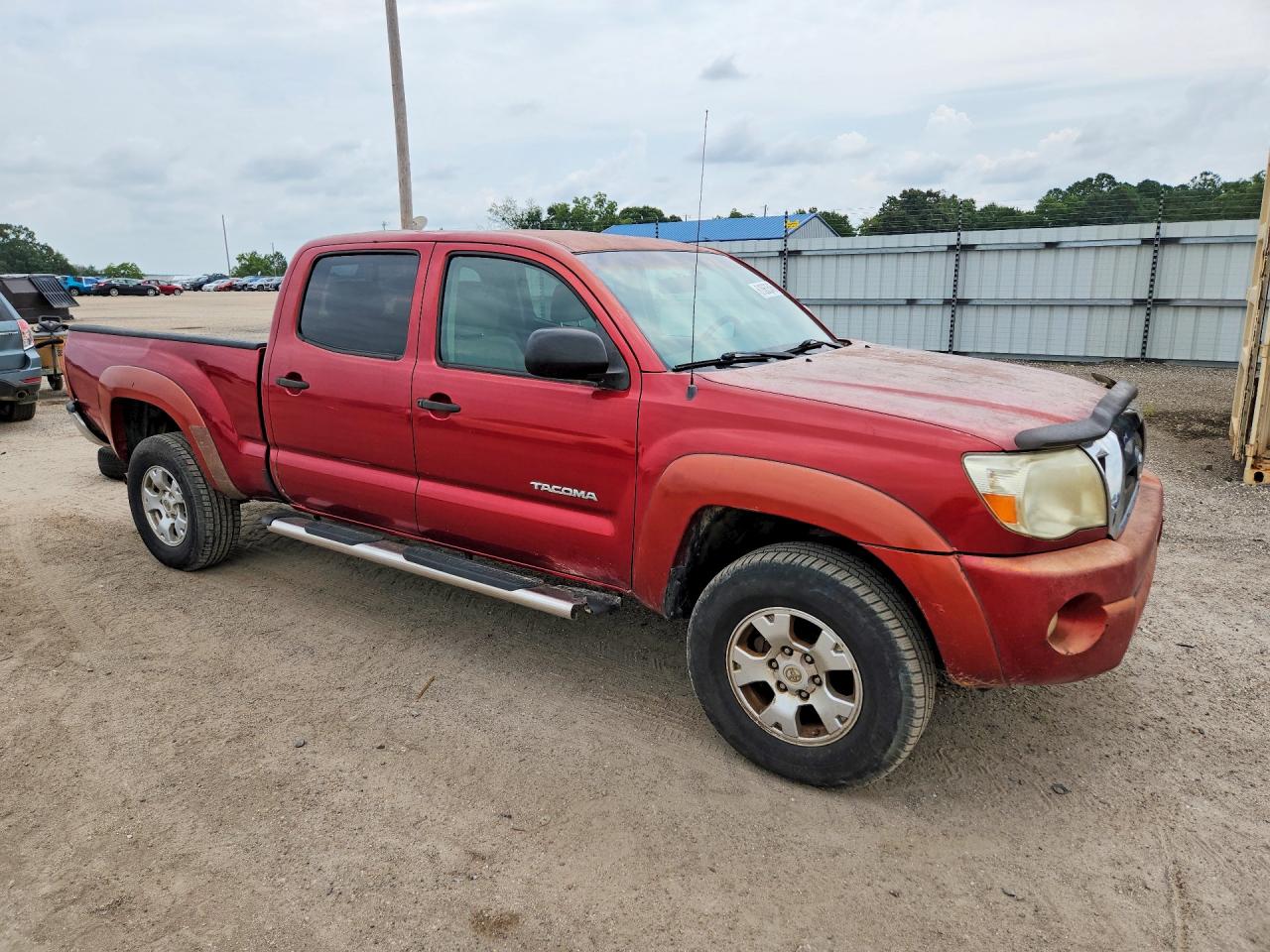 2008 Toyota Tacoma Double Cab Prerunner Long Bed Red vin: 3TMKU72N98M014521