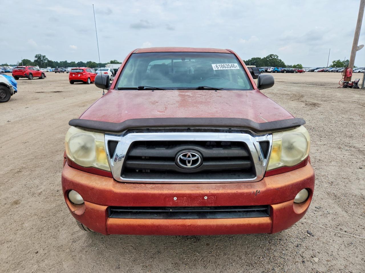 2008 Toyota Tacoma Double Cab Prerunner Long Bed Red vin: 3TMKU72N98M014521