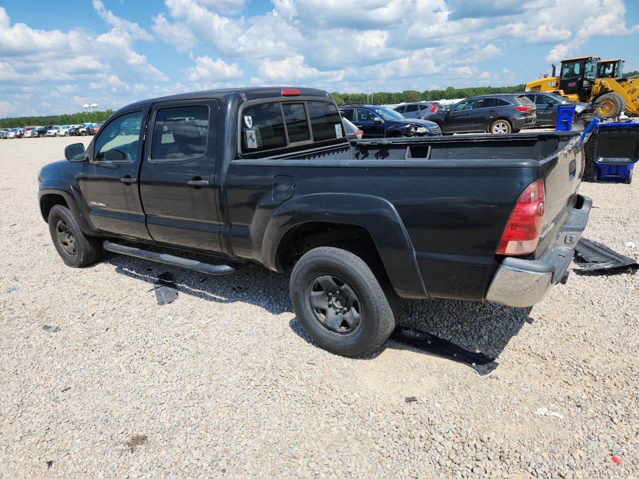 2005 Toyota Tacoma Double Cab Prerunner Long Bed Black vin: 3TMKU72NX5M001658