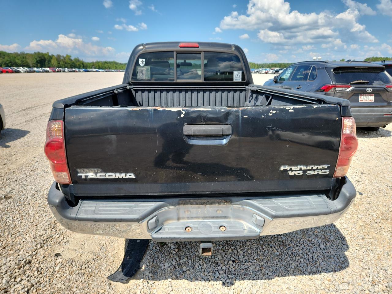 2005 Toyota Tacoma Double Cab Prerunner Long Bed Black vin: 3TMKU72NX5M001658