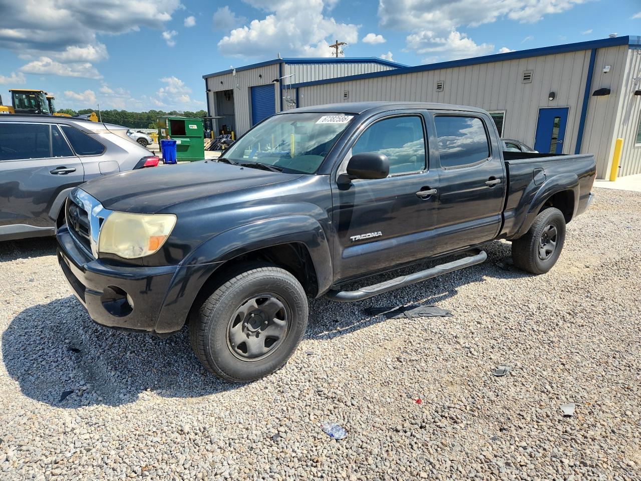 2005 Toyota Tacoma Double Cab Prerunner Long Bed Black vin: 3TMKU72NX5M001658