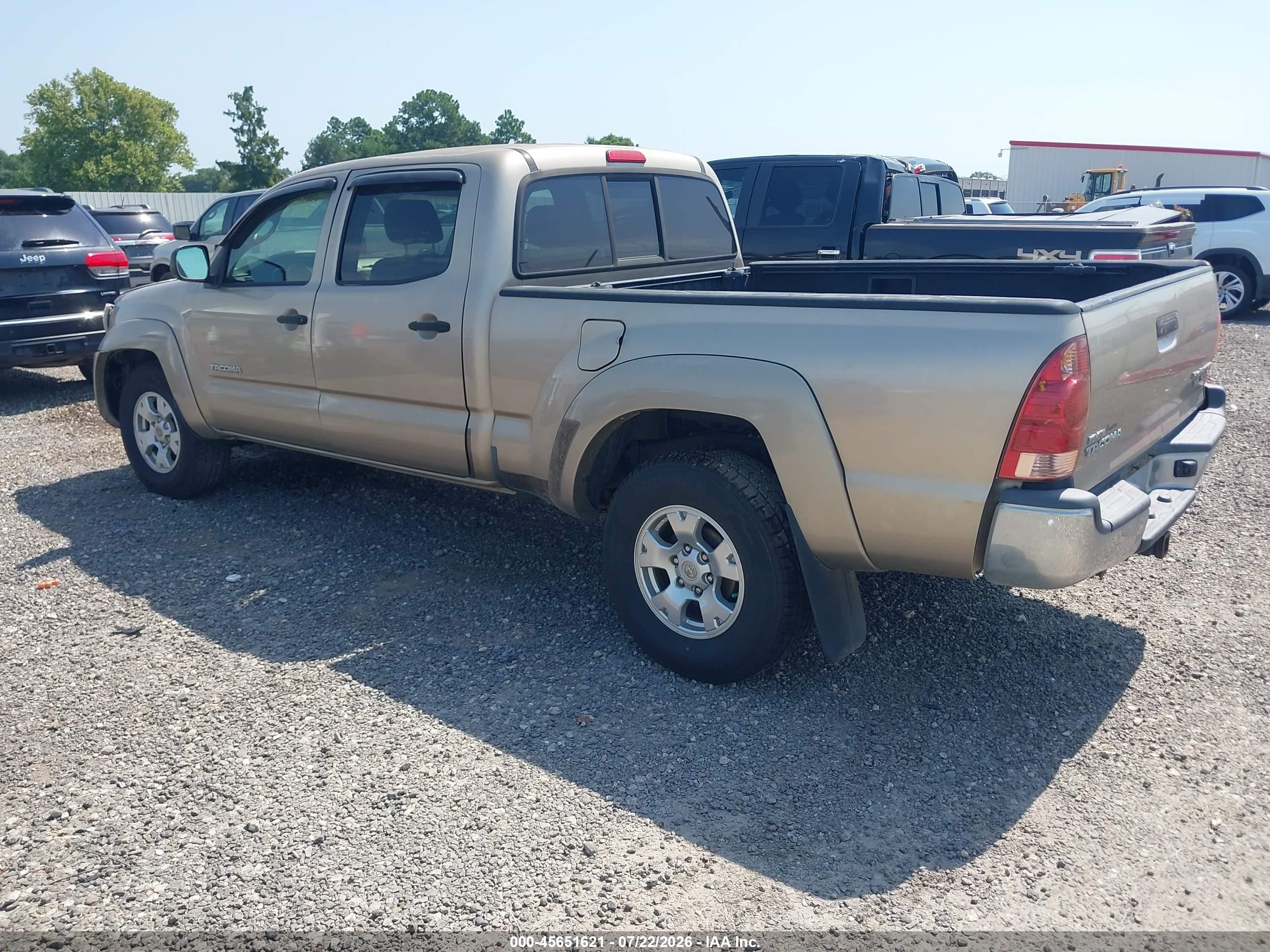 2007 Toyota Tacoma Prerunner V6 Tan vin: 3TMKU72NX7M013263