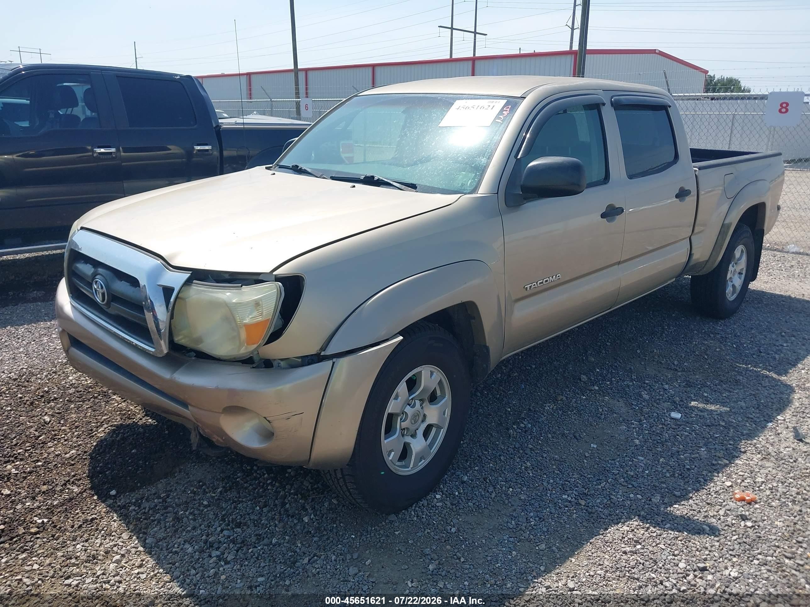 2007 Toyota Tacoma Prerunner V6 Tan vin: 3TMKU72NX7M013263