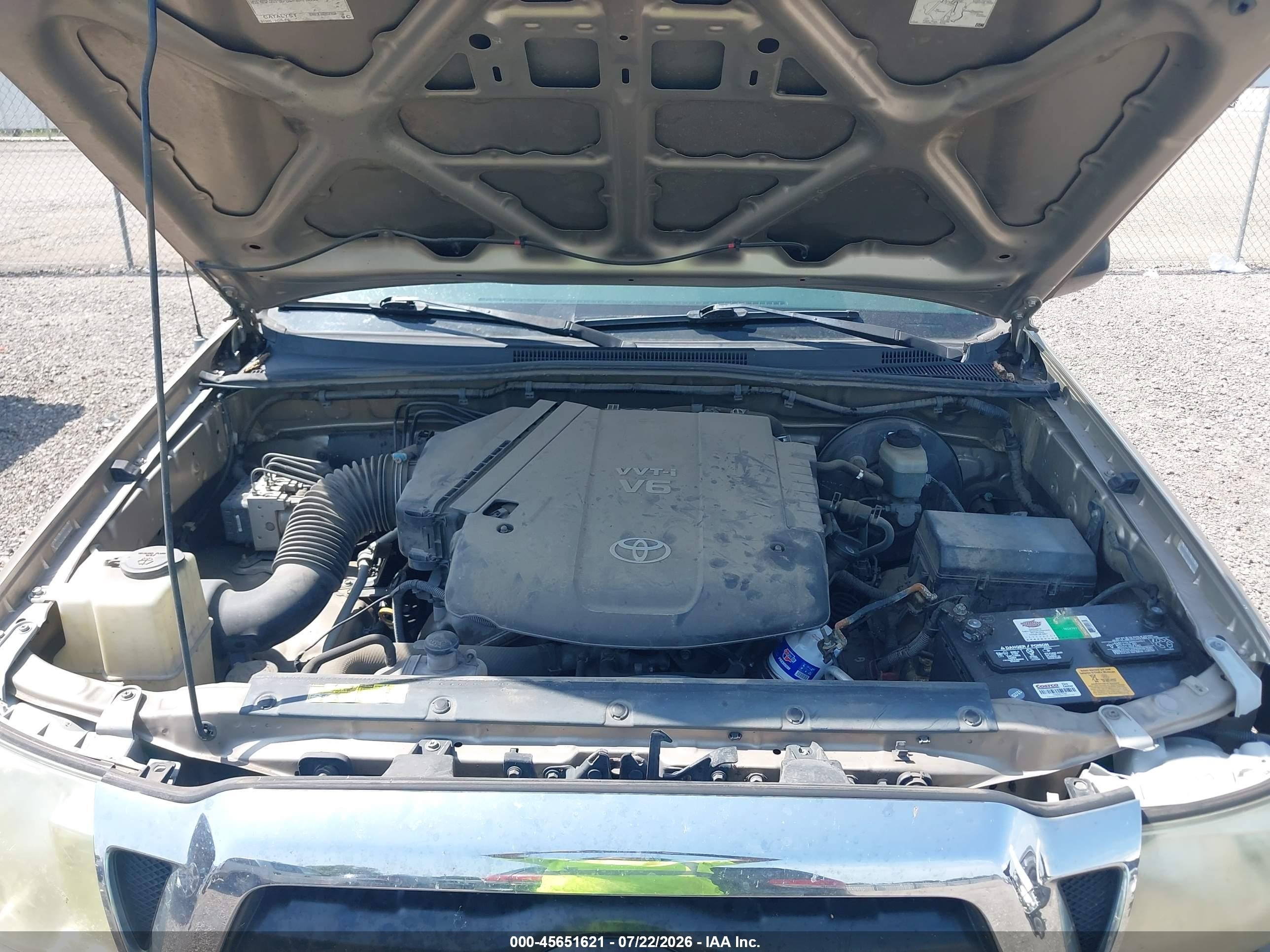 2007 Toyota Tacoma Prerunner V6 Tan vin: 3TMKU72NX7M013263