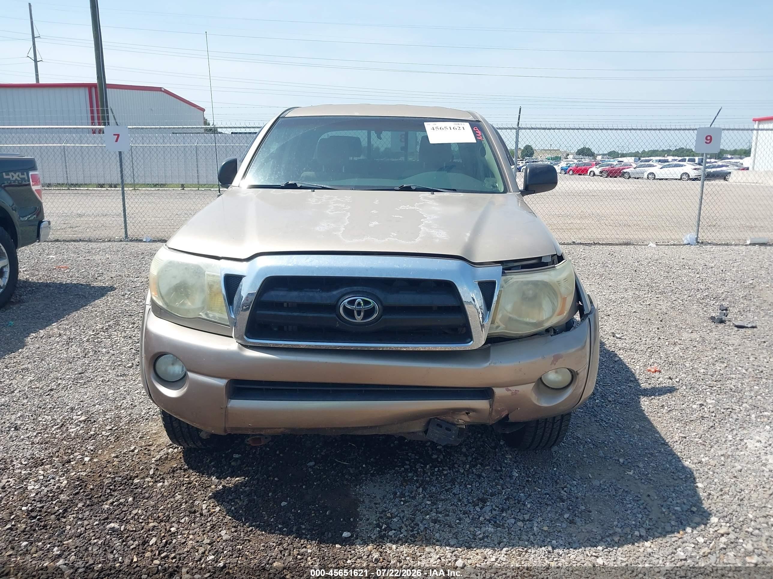 2007 Toyota Tacoma Prerunner V6 Tan vin: 3TMKU72NX7M013263
