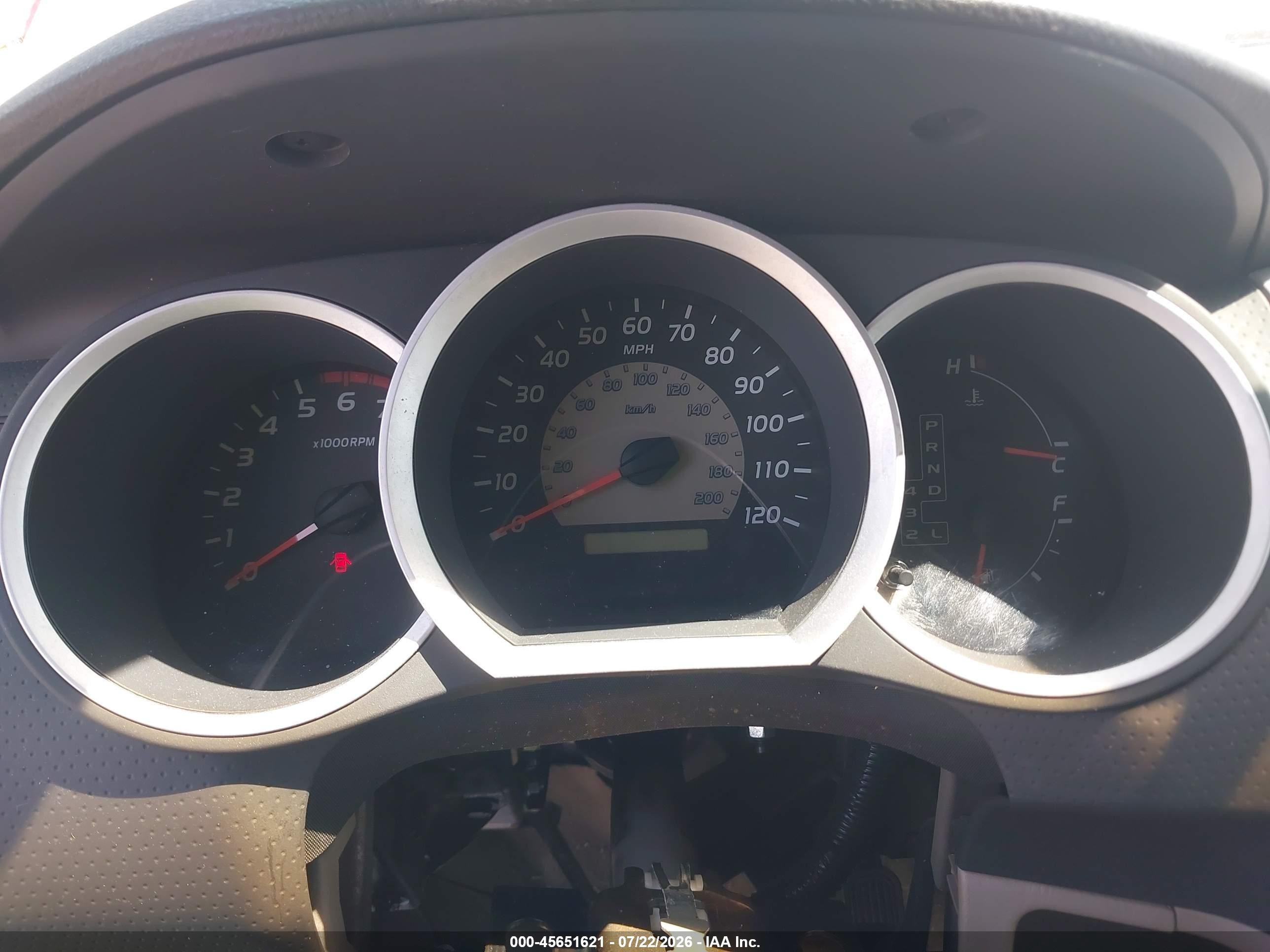 2007 Toyota Tacoma Prerunner V6 Tan vin: 3TMKU72NX7M013263